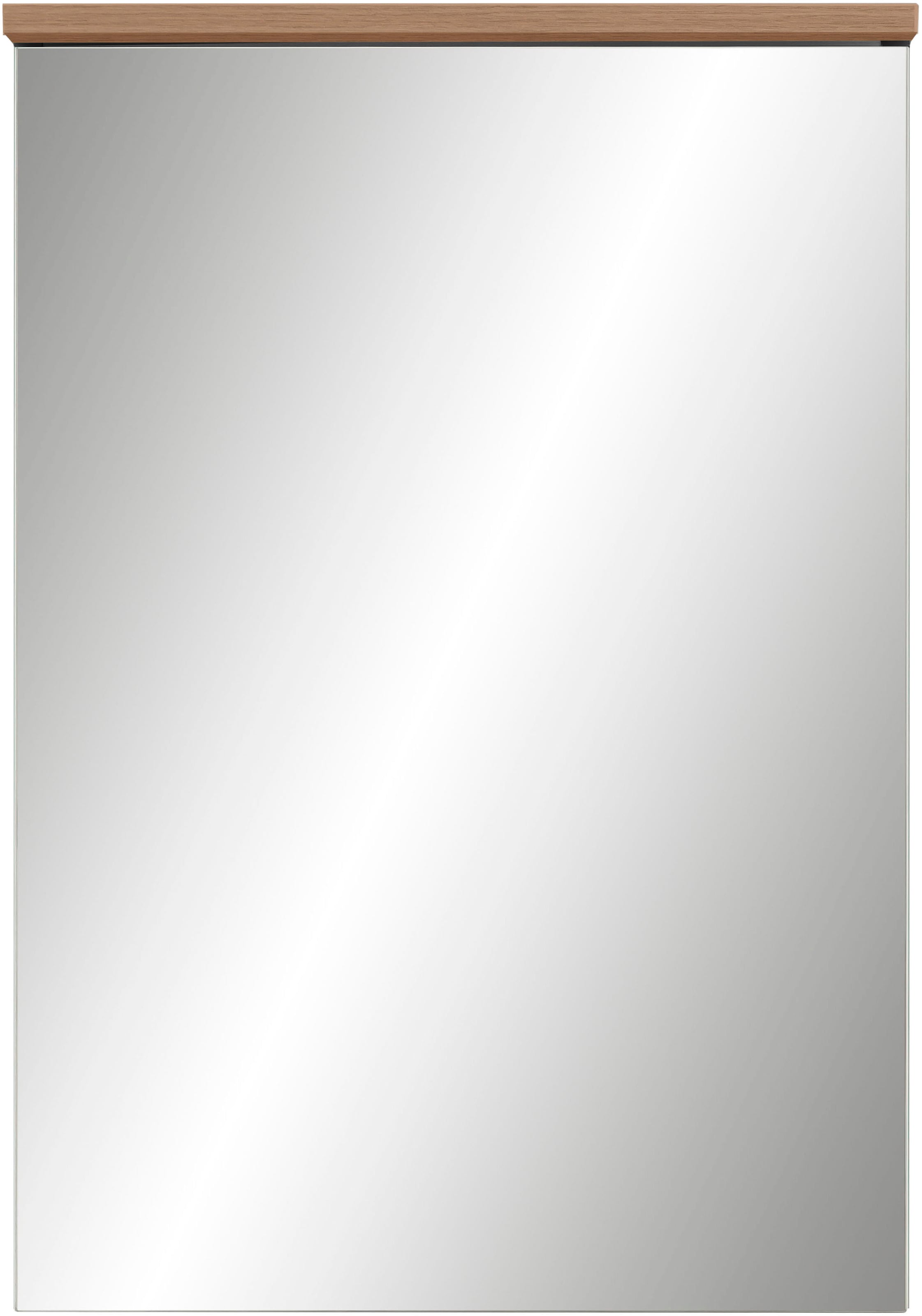 Schildmeyer Badezimmerspiegelschrank »Jesper Breite 50,4 cm«, Mit LED-Beleuchtung und Schalterbox,höhenverstellbare Glaseinlegeböden
