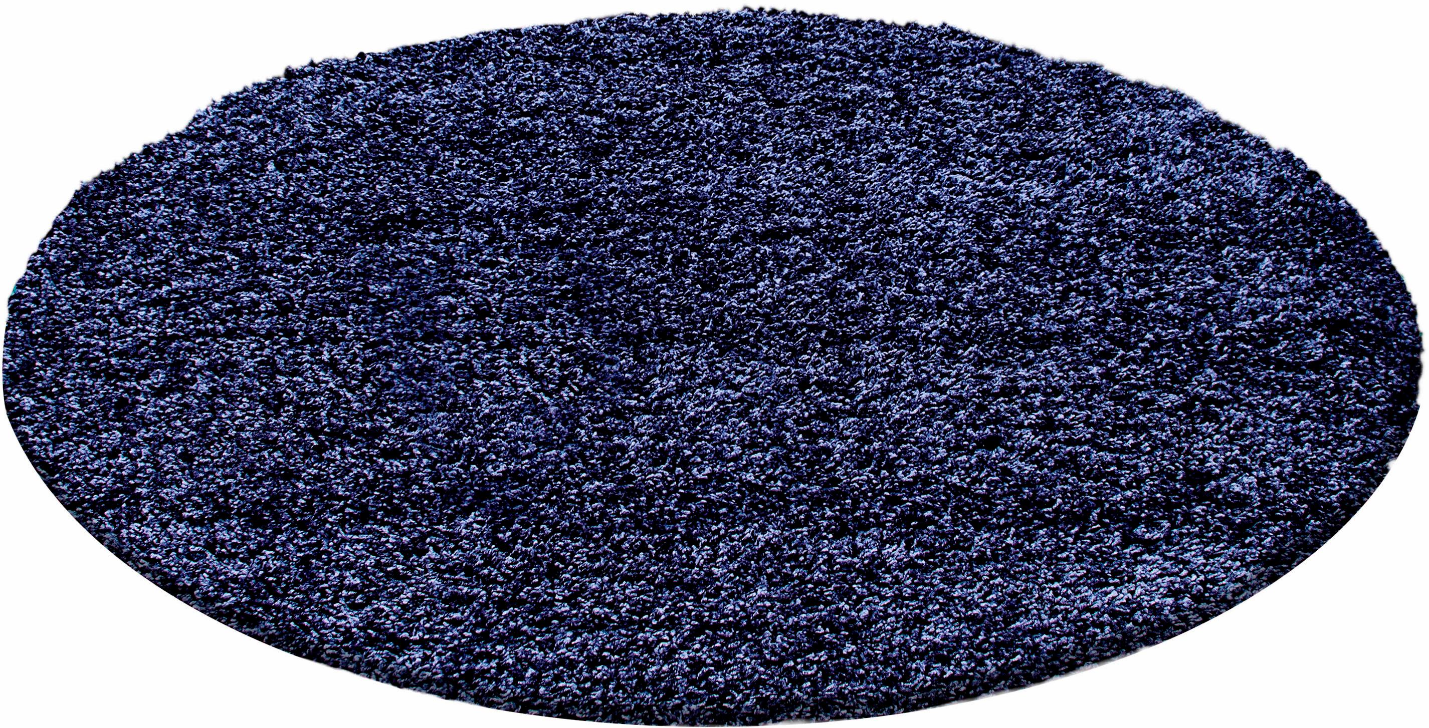 Ayyildiz Teppiche Hochflor-Teppich "Life Shaggy 1500, auch als Läufer und in Rund erhältlich" rund 30 mm Höhe Langflor, uni, große Farb- und Größenauswahl. Wohnzimmer, alle Räume