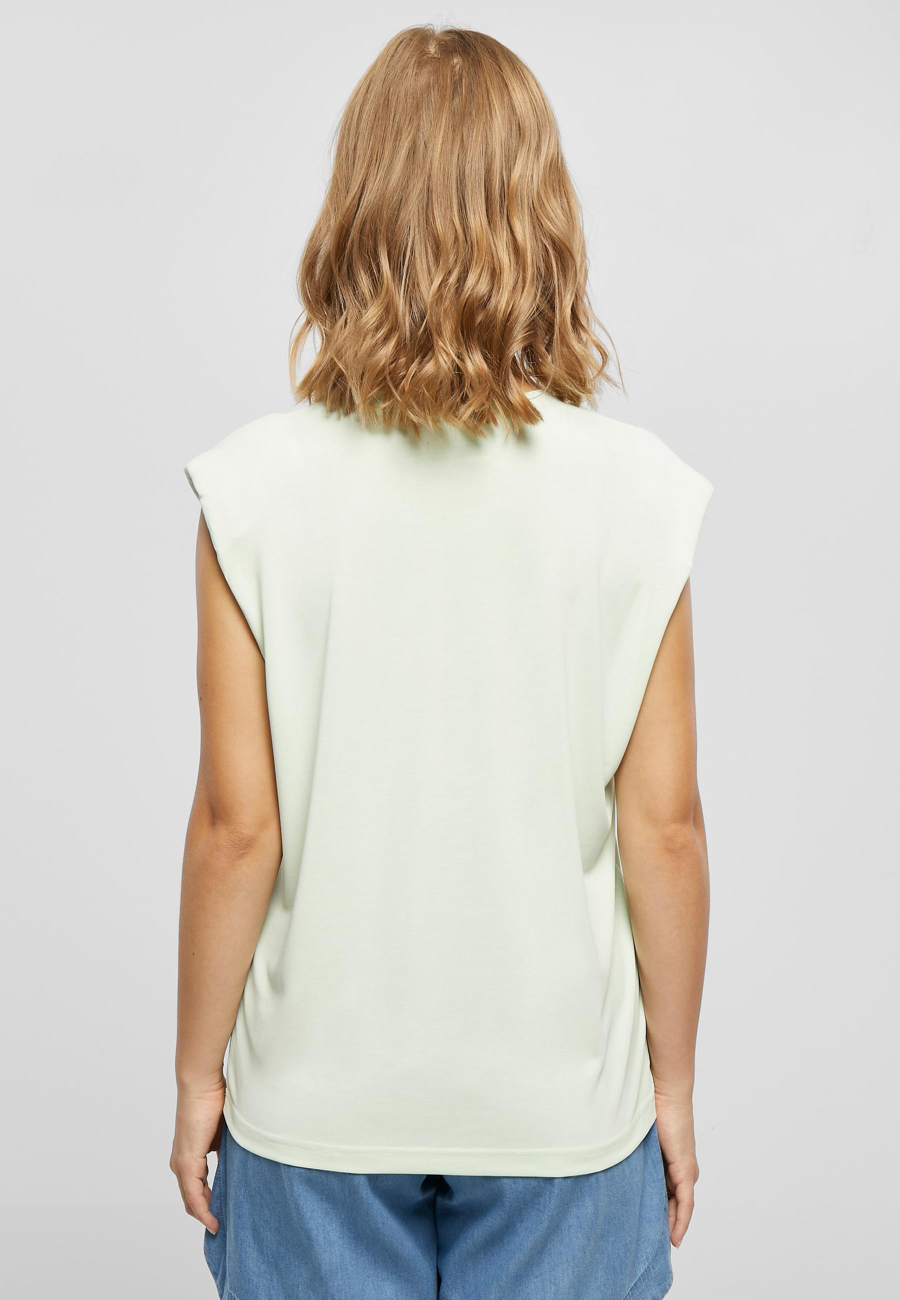 URBAN CLASSICS Muskelshirt »Urban Classics Damen Ladies Modal Padded Shoulder Tank«, (1 tlg.)