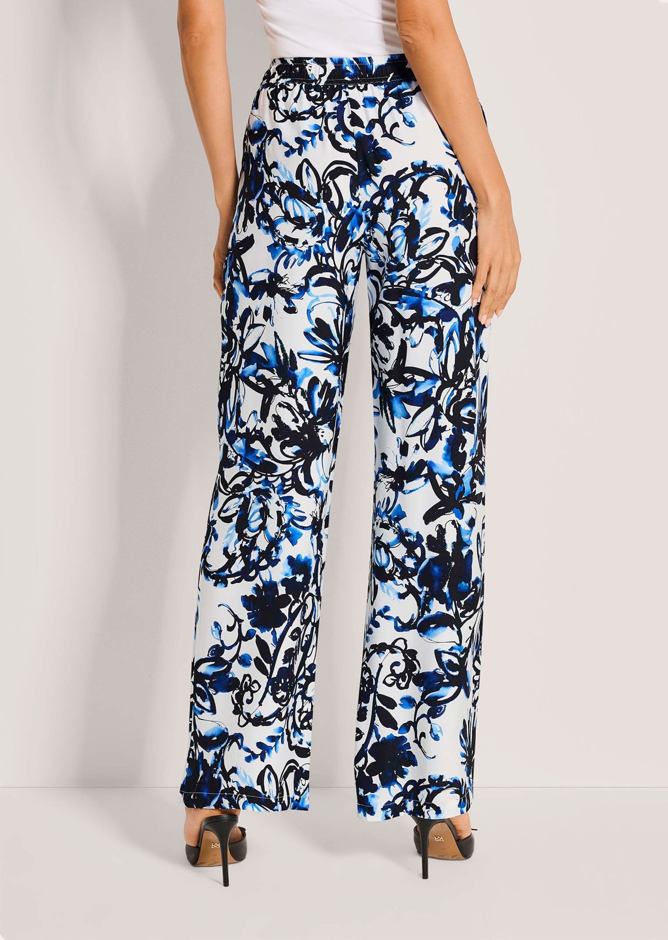 MADELEINE Chinos »Druckhose Sommerhose mit Allover-Print«