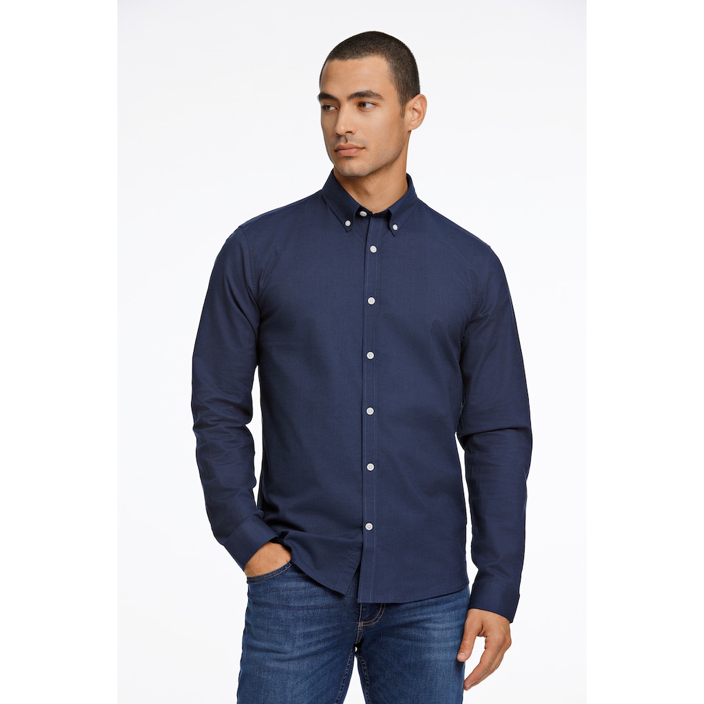 LINDBERGH Businesshemd, mit Button-down-Kragen