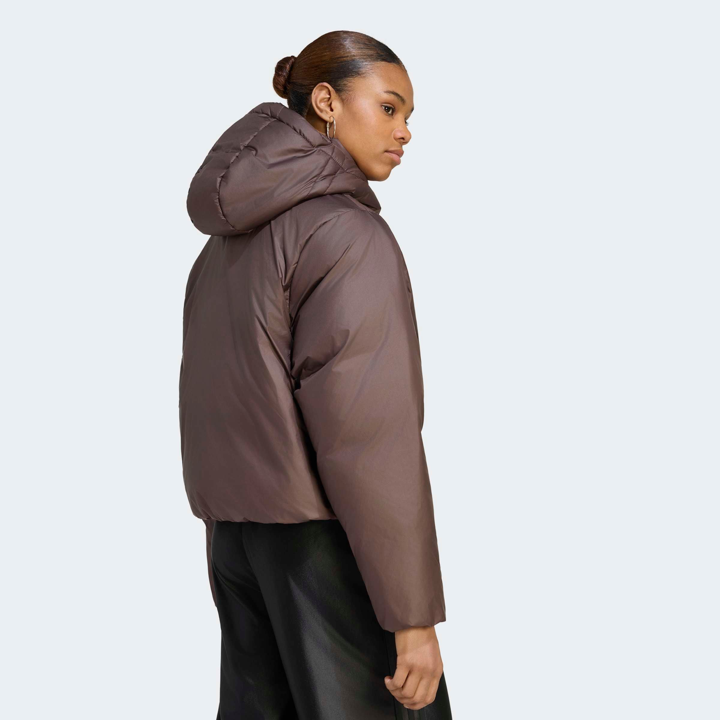 adidas Originals Outdoorjacke »ESS DOWN HOODED PUFFER T« für Erwachsene, mit Reißverschluss, aus Polyester
