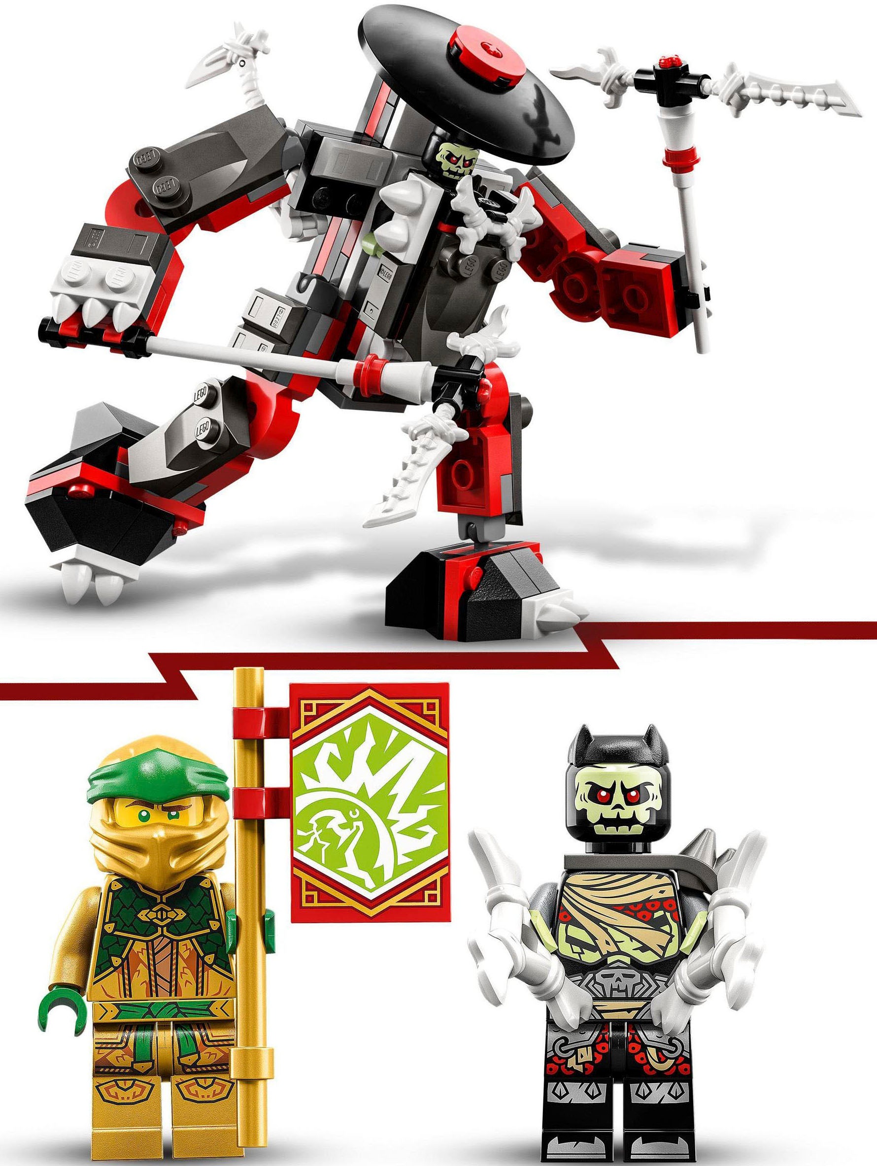 LEGO® Konstruktionsspielsteine »Lloyds Mech-Duell EVO (71781), LEGO® NINJAGO«, (223 St.), Made in Europe