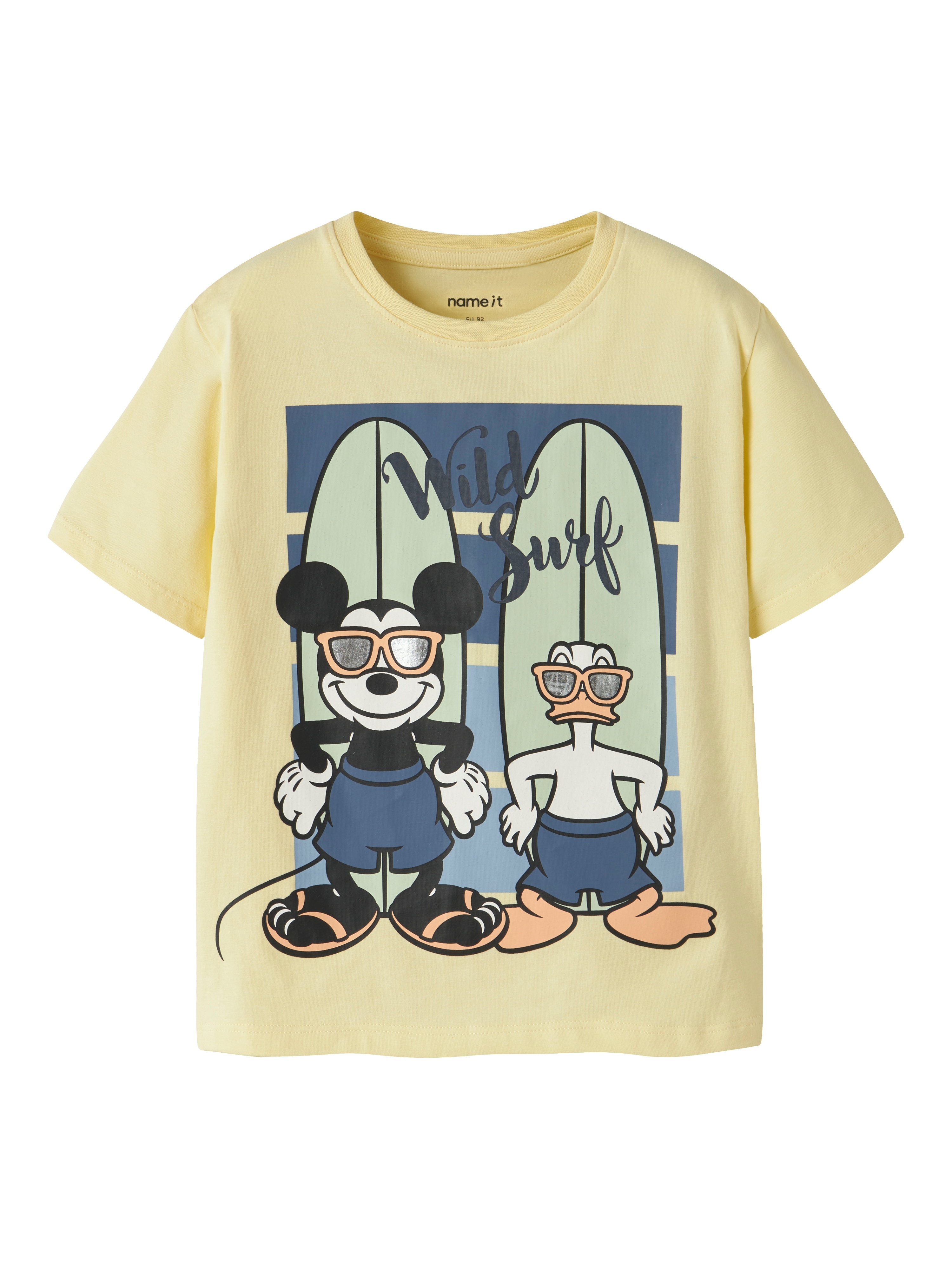 Name It T-Shirt "NMMART MICKEY SS NREG TOP BOX WDI" Baumwollmischung, regular fit
