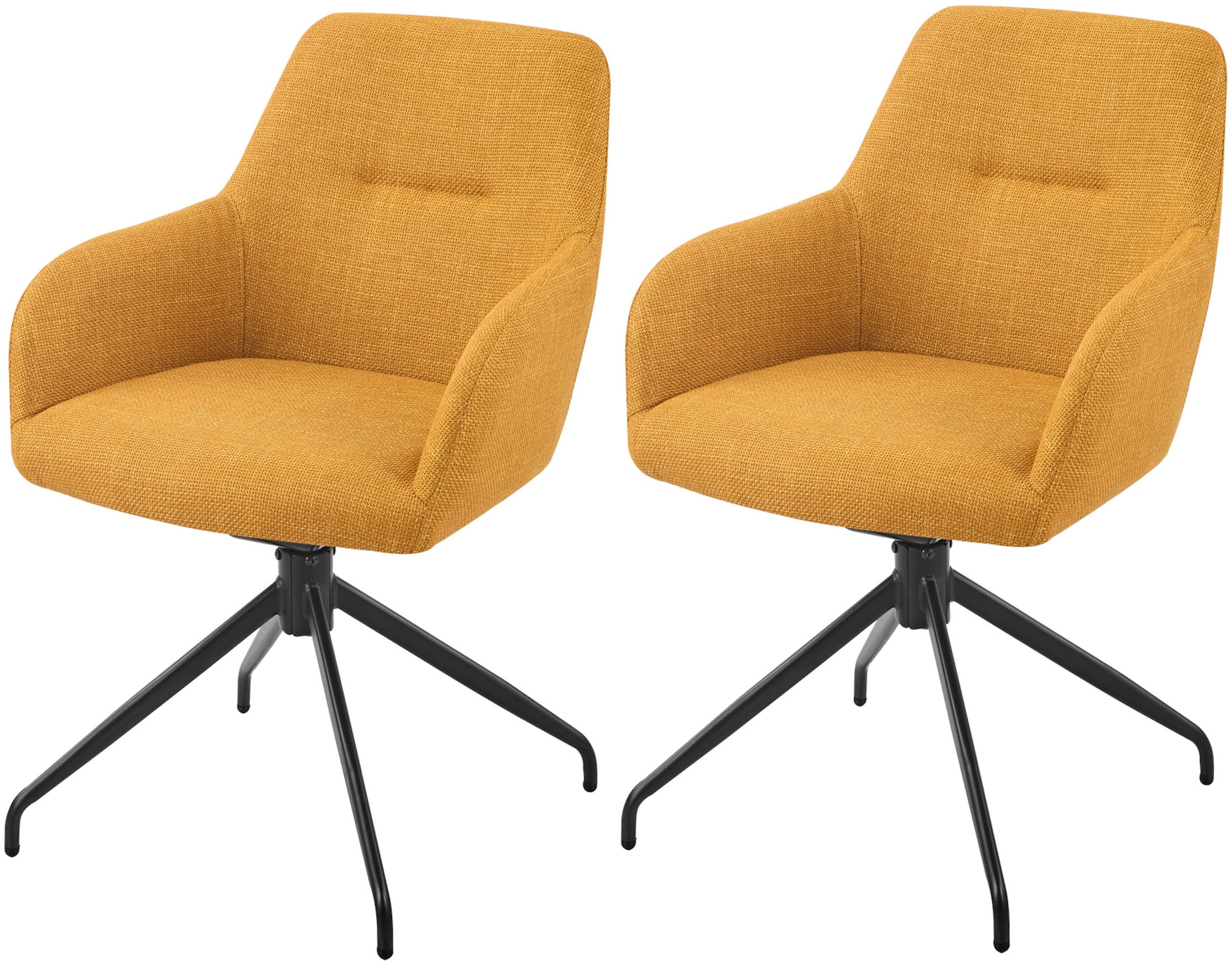 HELA Armlehnstuhl "TRIEST" (Set) 2 Stk.Sessel, 360 drehbar, Gestell abgekni günstig online kaufen