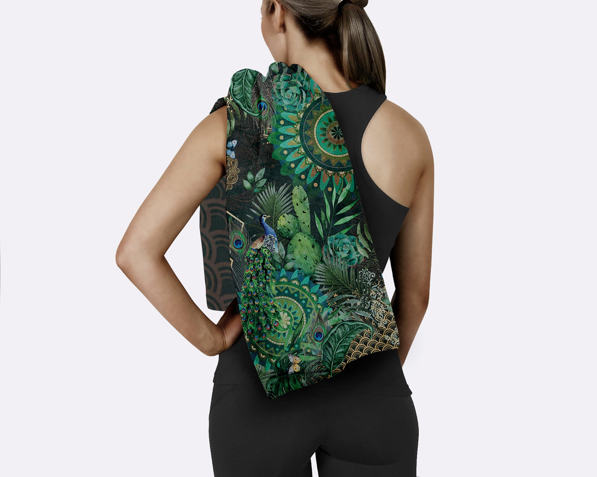 hip Reisehandtuch »Botalia«, (1 St., Strandtuch 50 x 100 cm), Mikrofaser, 75x180, Schnelltrocknend, Reisen, Sport, Yoga, Wendeoptik