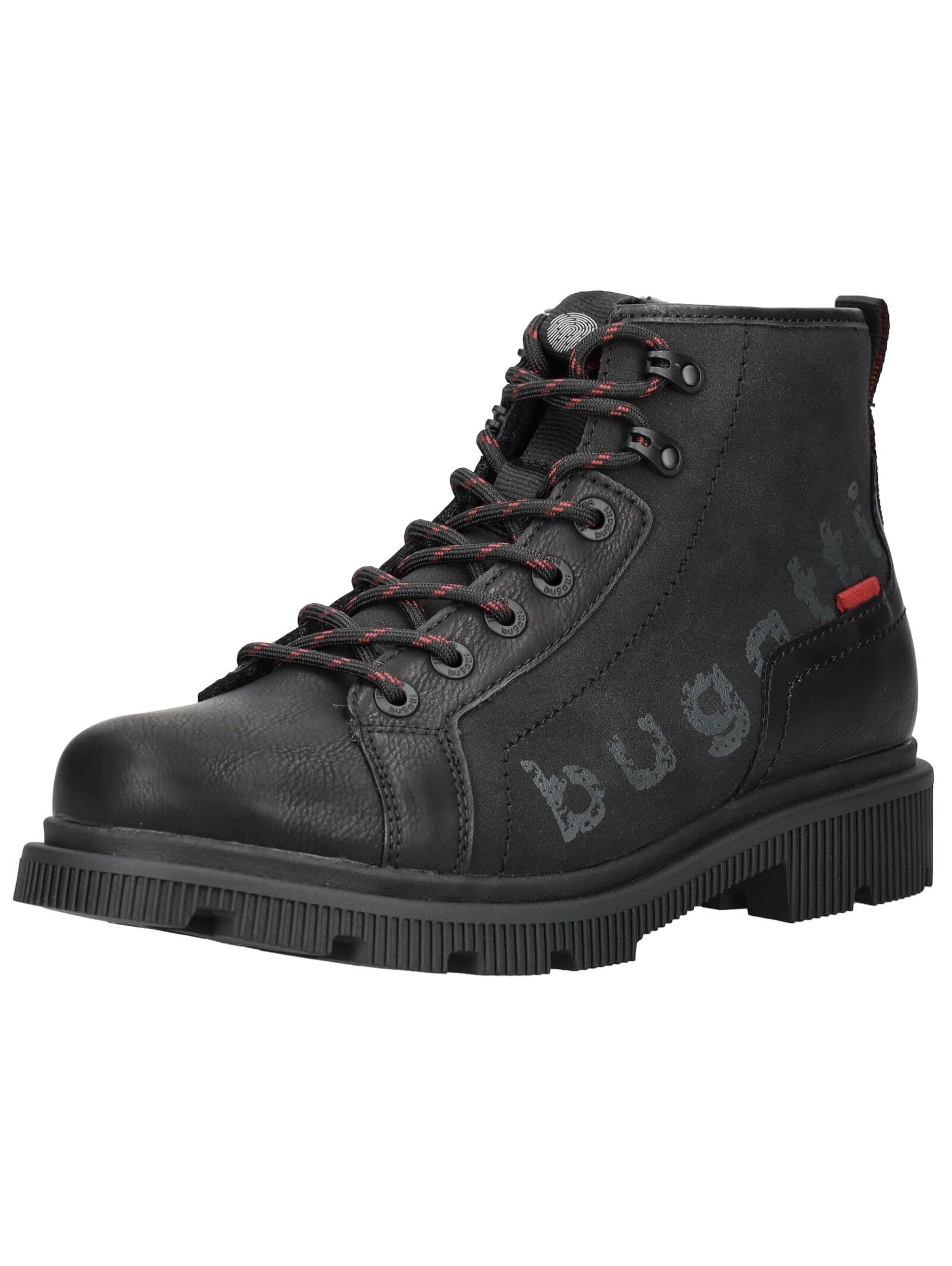 bugatti Schnürstiefelette "bugatti Stiefelette Lederimitat" günstig online kaufen