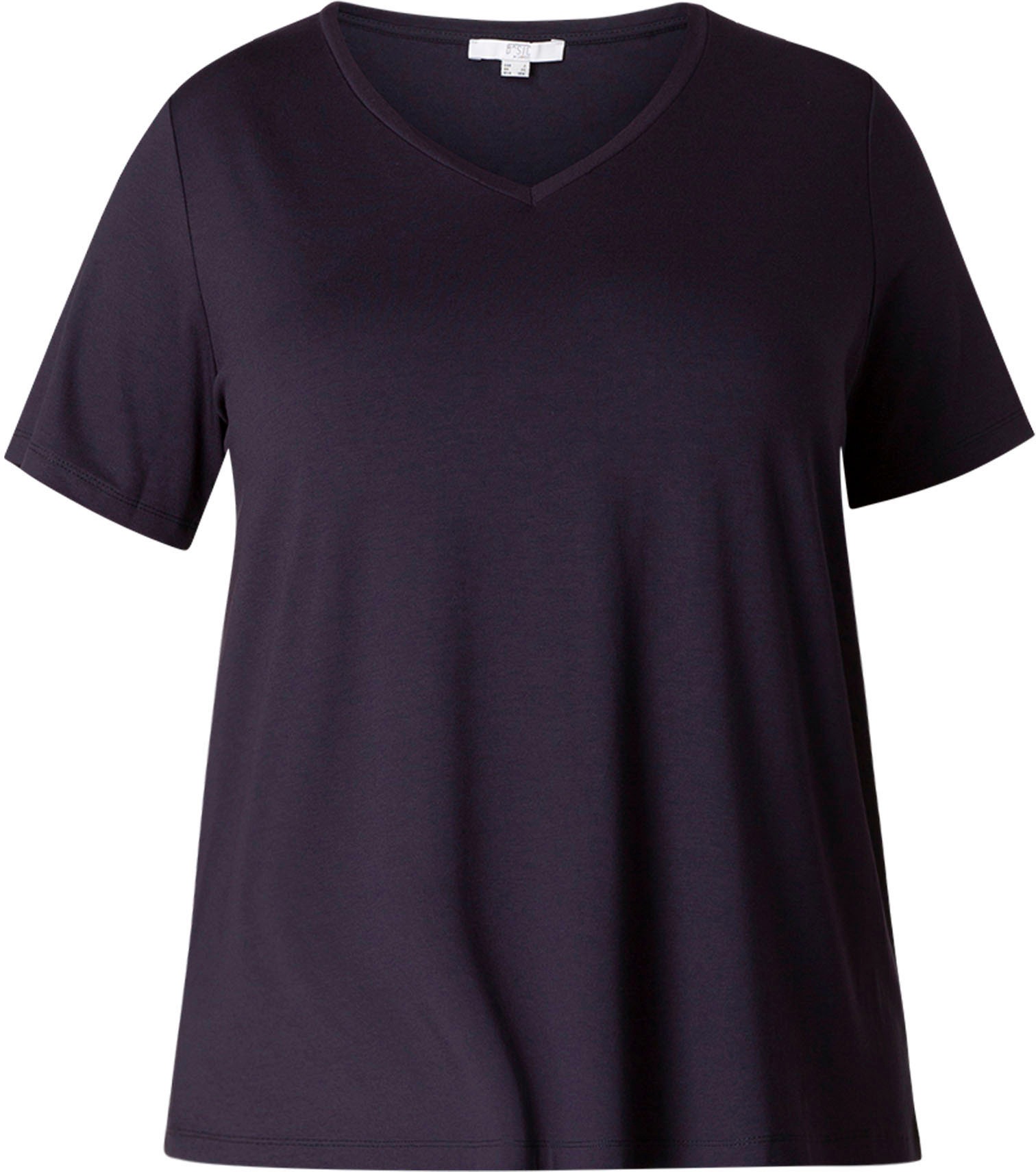 Base Level Curvy Alba T-Shirt Dunkelblau 50 3