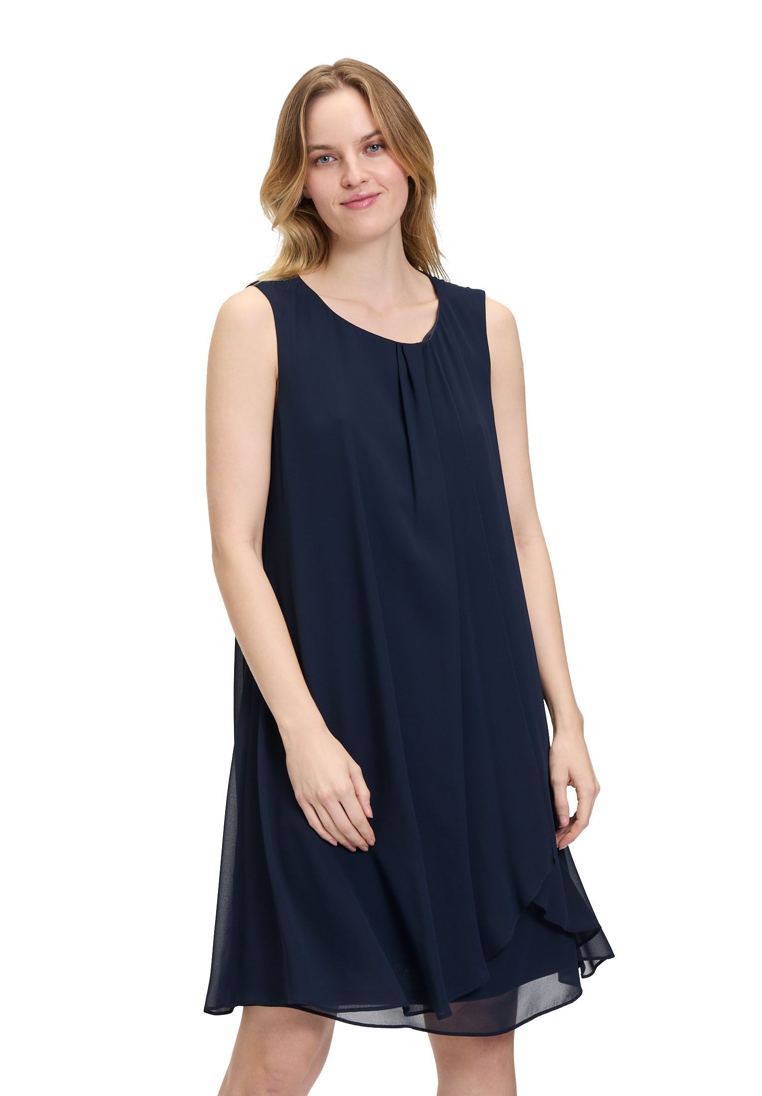 Betty&Co Chiffonkleid "Betty & Co Chiffonkleid im Layer Look", Form günstig online kaufen