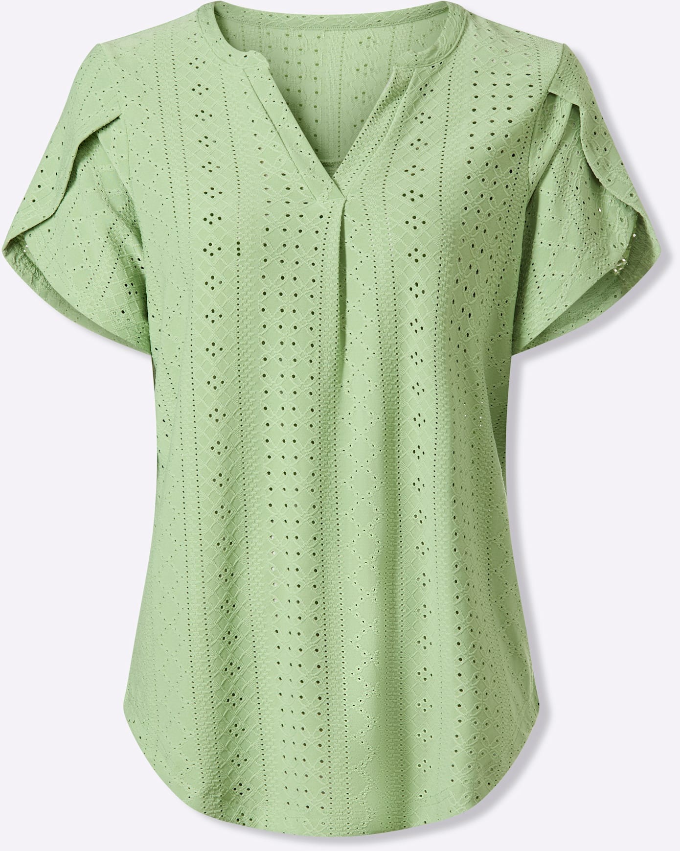Women's Short Sleeve Shirt Eucalyptus 52 3