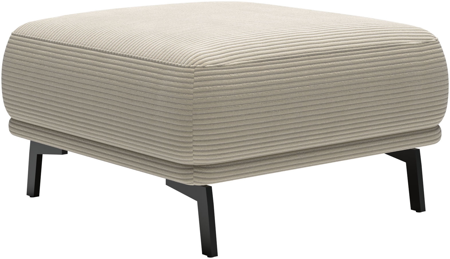 SCHÖNER WOHNEN-Kollektion Polsterhocker "Tossa, smarte Ergänzung für dein Wohnzimmer, Breite 73 cm" 1 Stk. tlg. Flexibler Komfort, edle Optik & saugroboterfreundlich