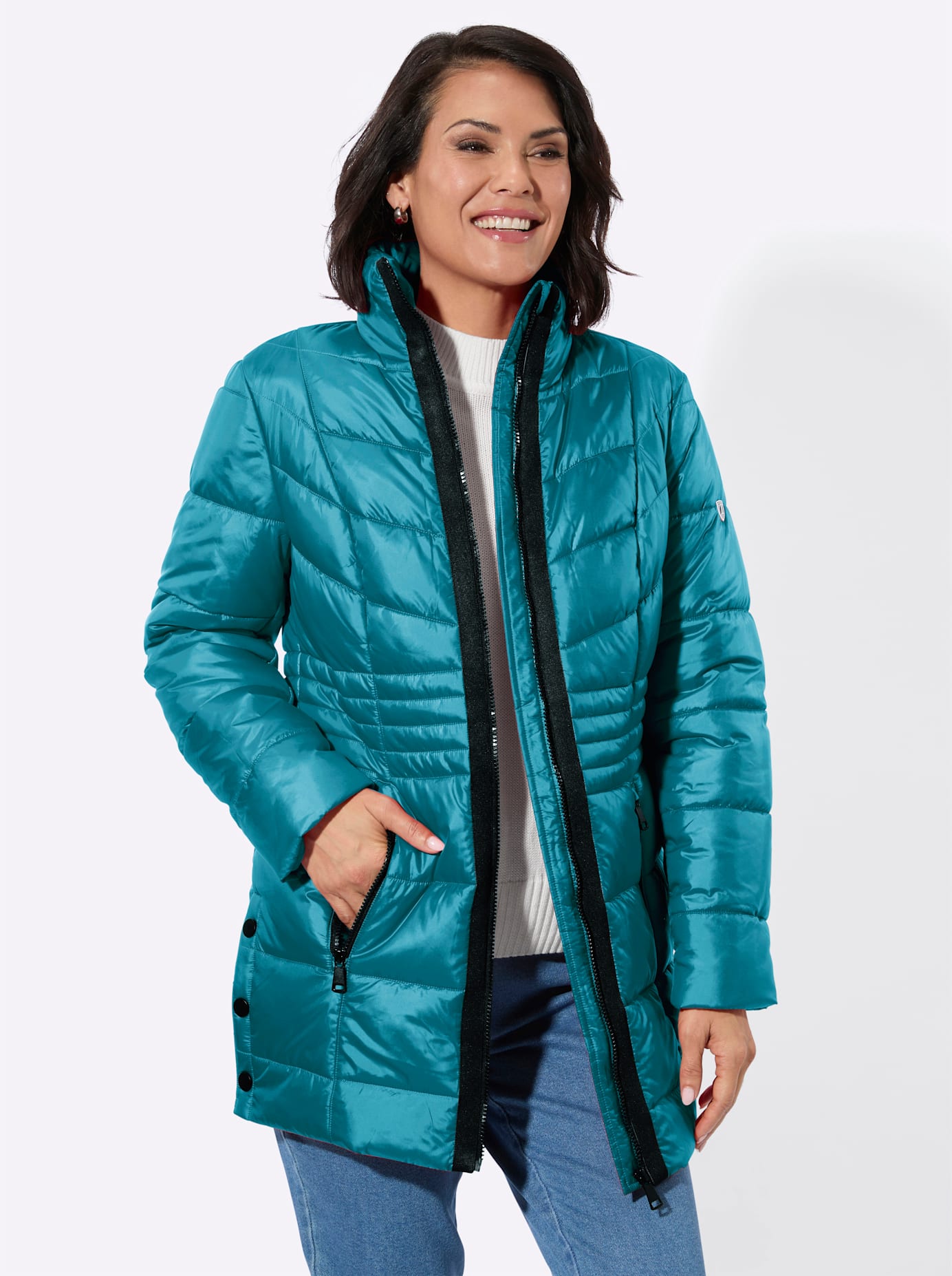 Casual Looks Steppjacke ohne Kapuze
