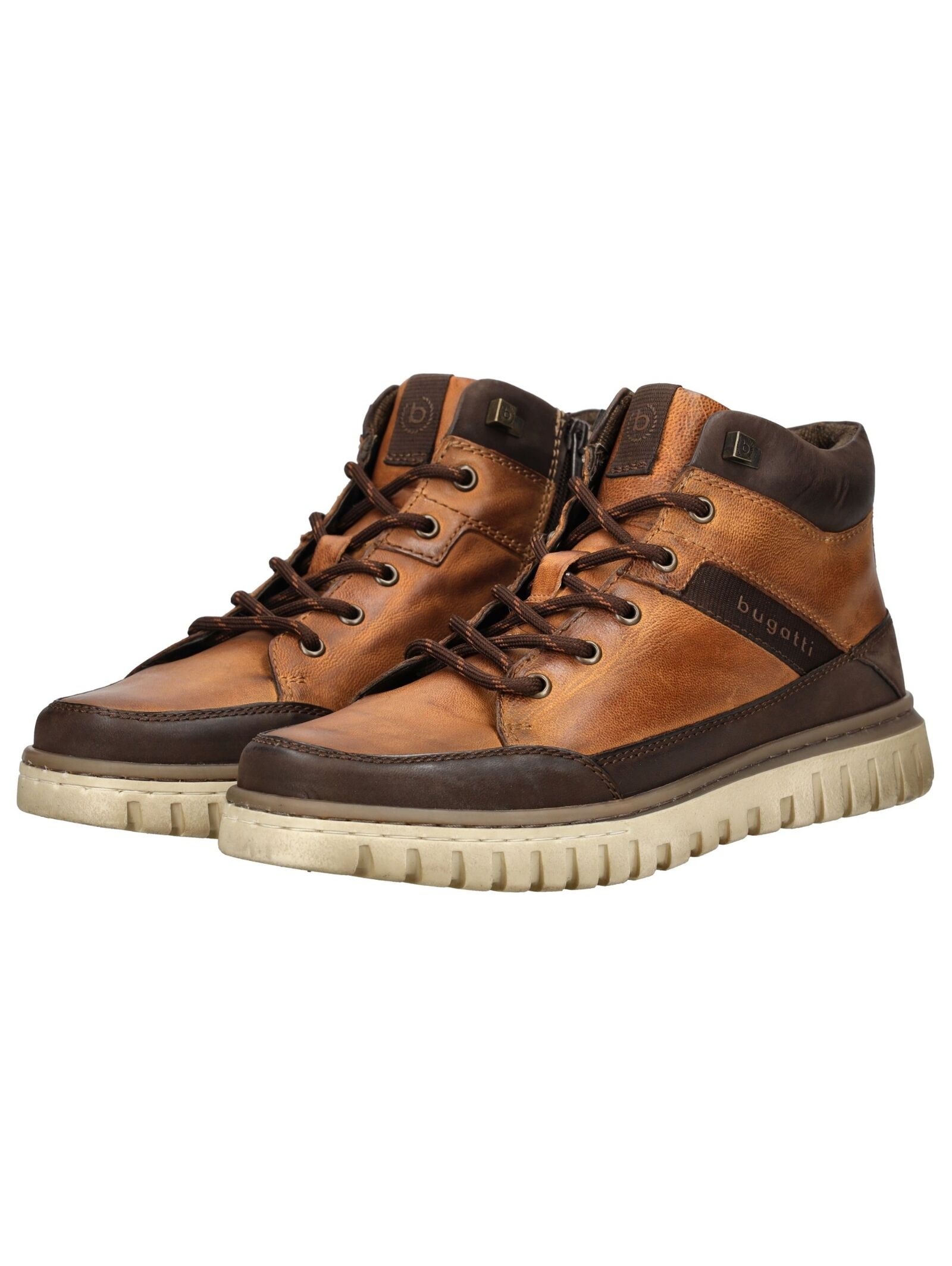 Bugatti Sneaker Leather Men Cognac 40 3