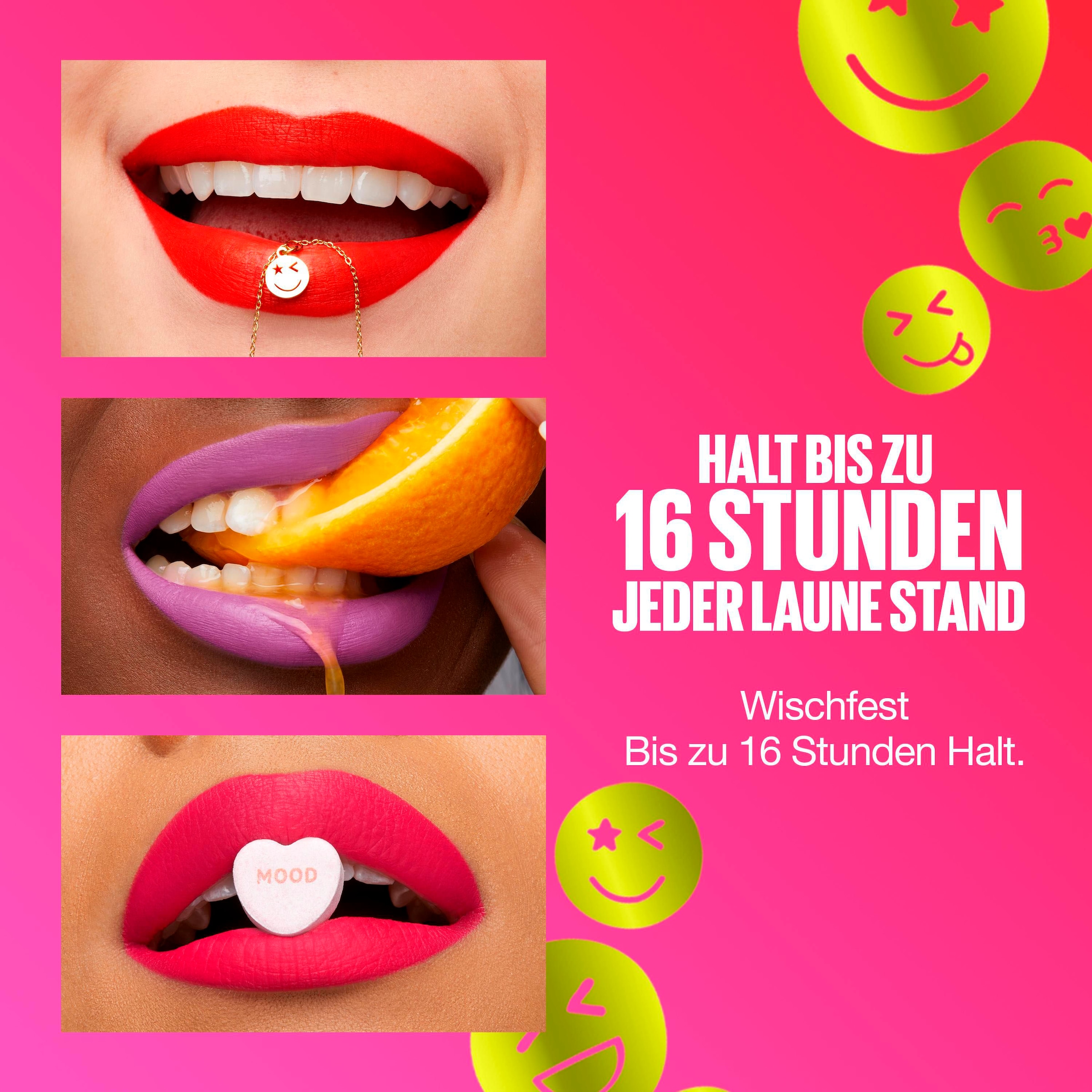 MAYBELLINE NEW YORK Lippenstift »Maybelline New York Super Stay Matte Ink Lippenstift«, mit natürlichen Inhaltstoffen