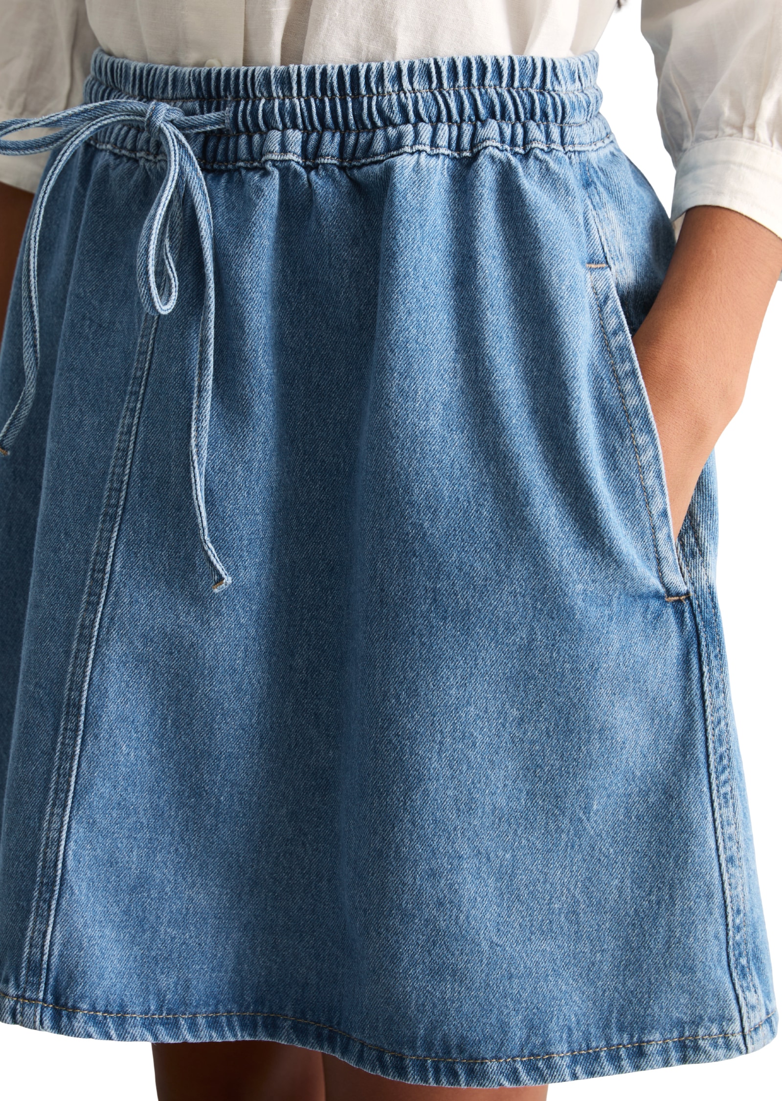 Marc O'Polo DENIM Jeansrock A-Shape aus reinem Organic Cotton