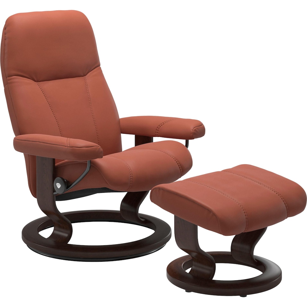 Stressless® Relaxsessel »Consul«, (Set, Relaxsessel mit Hocker)