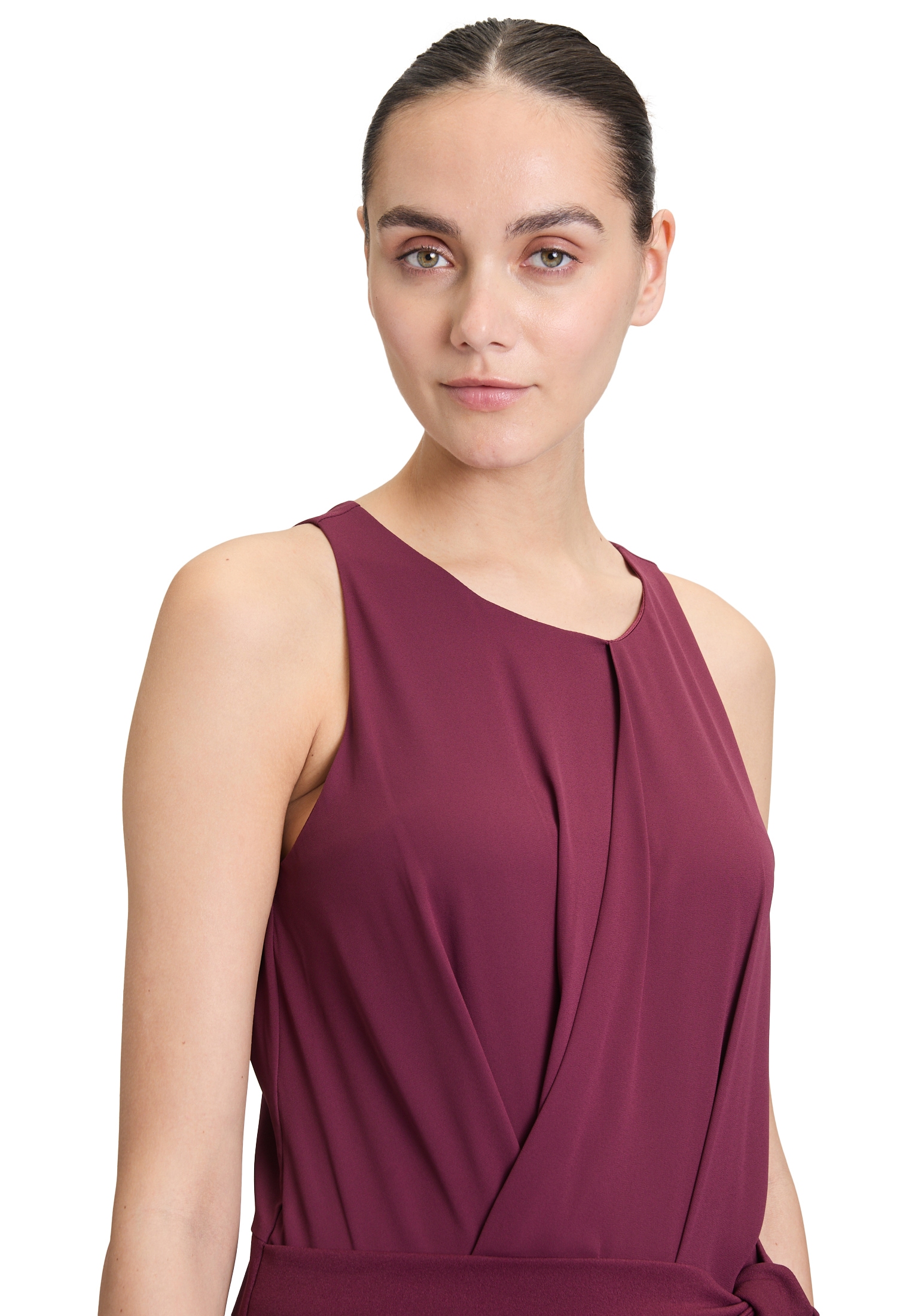 Vera Mont 7/8-Overall »Vera Mont Jumpsuit mit Bindegürtel«, (1 tlg.)