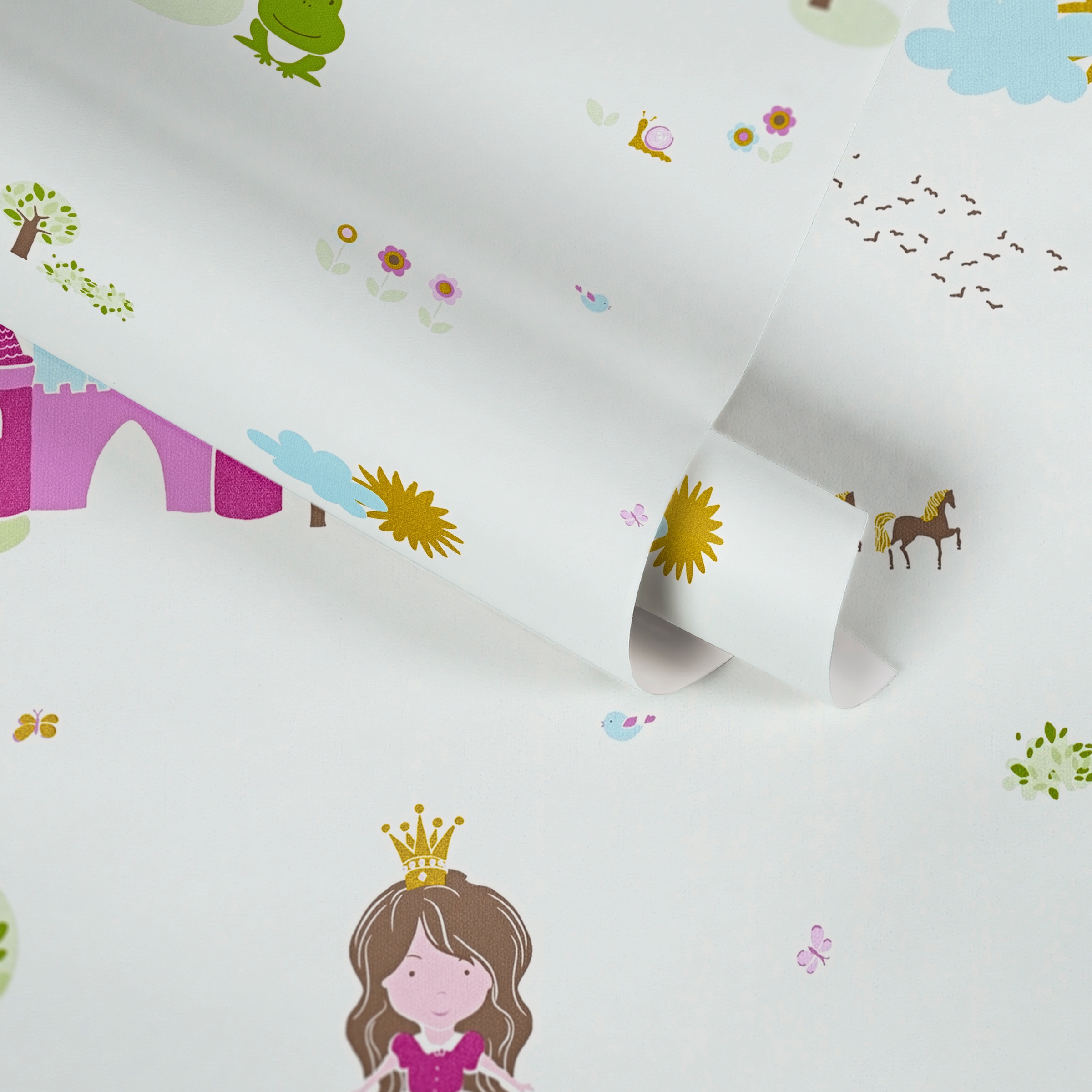 living walls Vliestapete »Little Stars«, Motiv-abstrakt-naturalistisch, Tapete Kinder Tapeten Kinderzimmer Schlafzimmer Pink modern Design