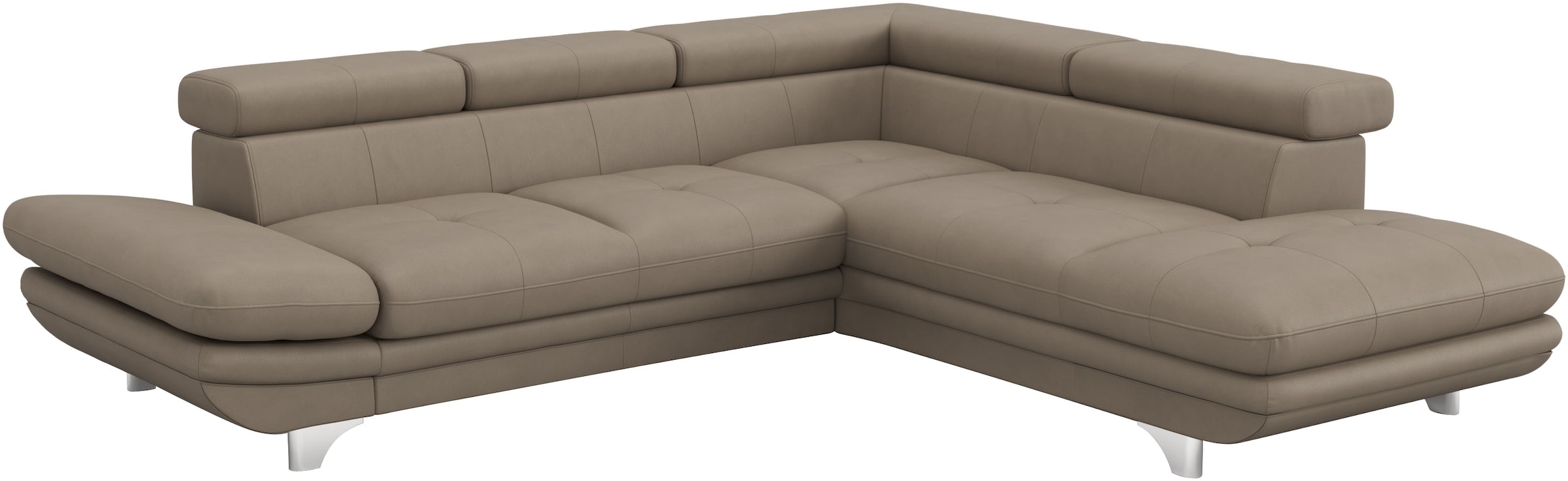 COTTA Ecksofa "Enterprise L-Form", mit Arm- & Kopfteilverstellung, wahlweis günstig online kaufen