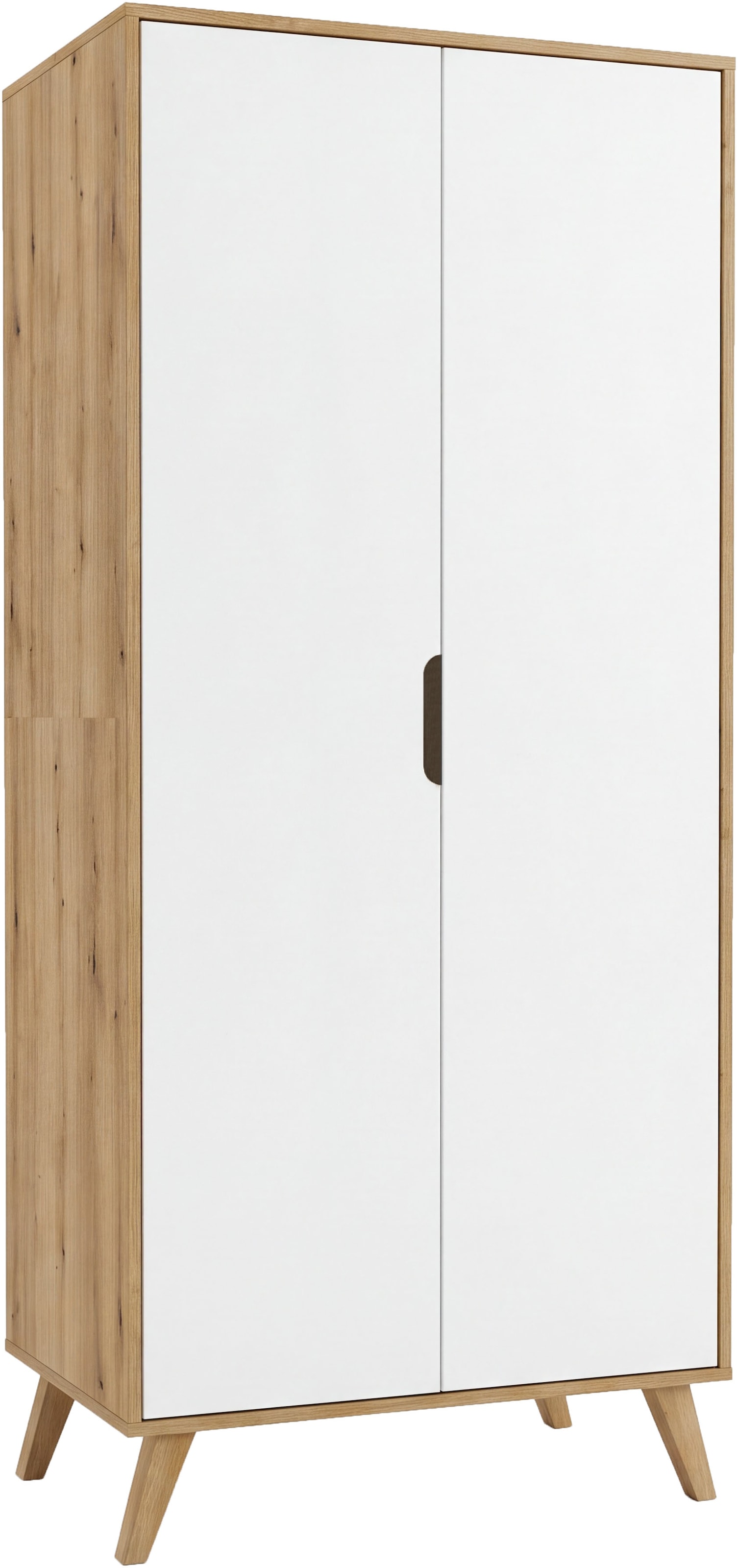 OTTO home Kleiderschrank »TALVINNA, Schlafzimmerschrank,Garderobenschrank,Schrank,Dielenschrank« 2-türig, Breite 81cm, 1 Kleiderstange, 1 fester Boden