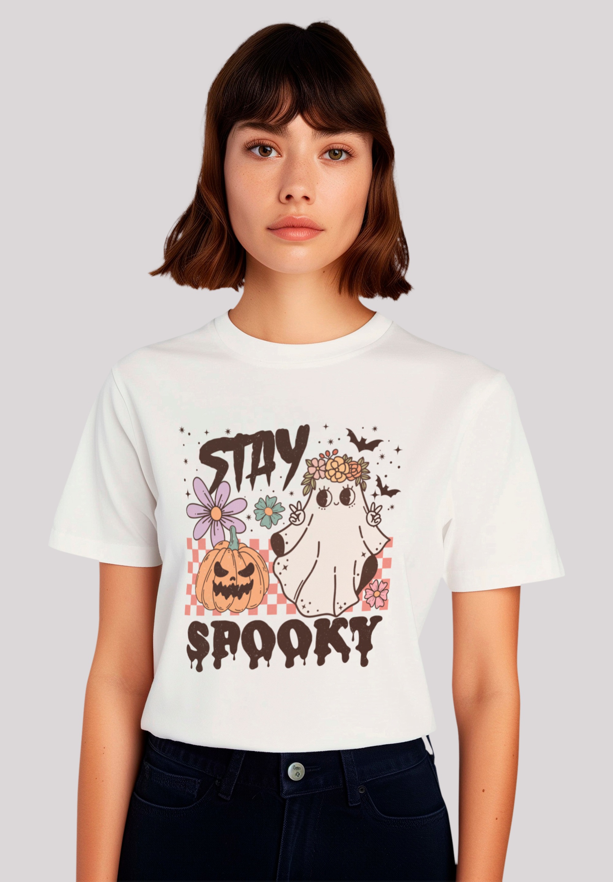 F4NT4STIC Marškinėliai »Retro Halloween Stay Spo...