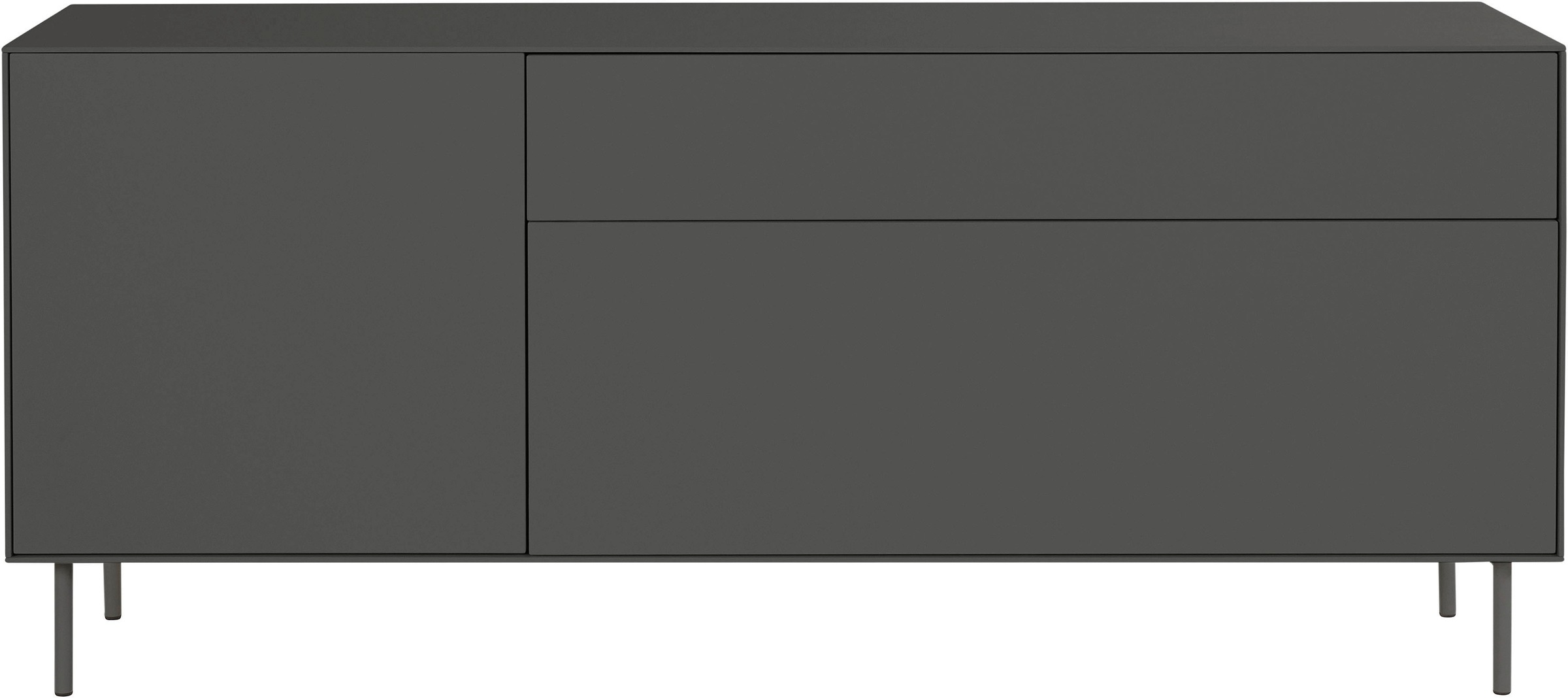 LeGer Home by Lena Gercke Lowboard »Essentials«, Breite: 167 cm, MDF lackiert, Push-to-open-Funktion