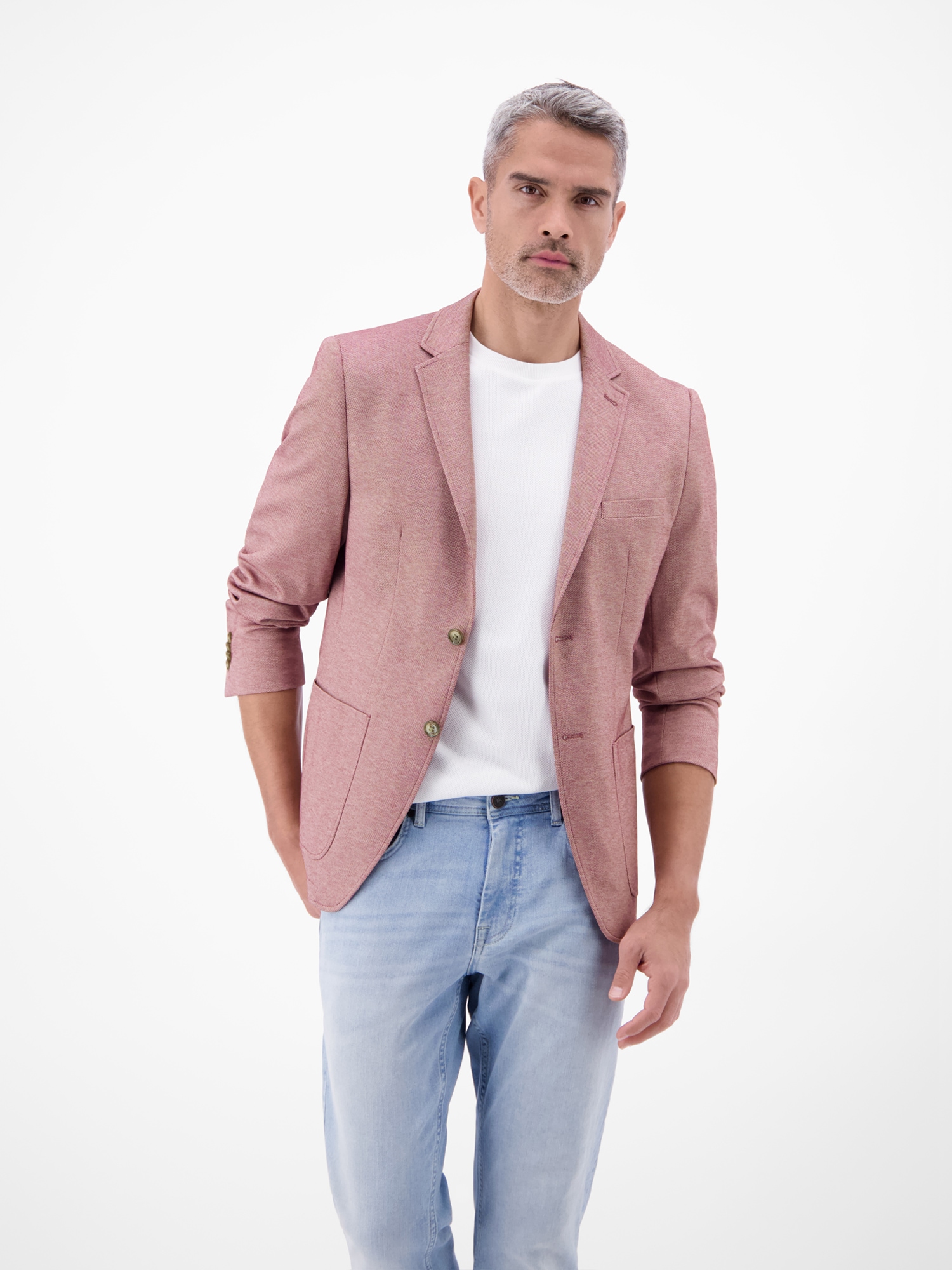 LERROS Jerseysakko »Jerseyblazer in Strickoptik«