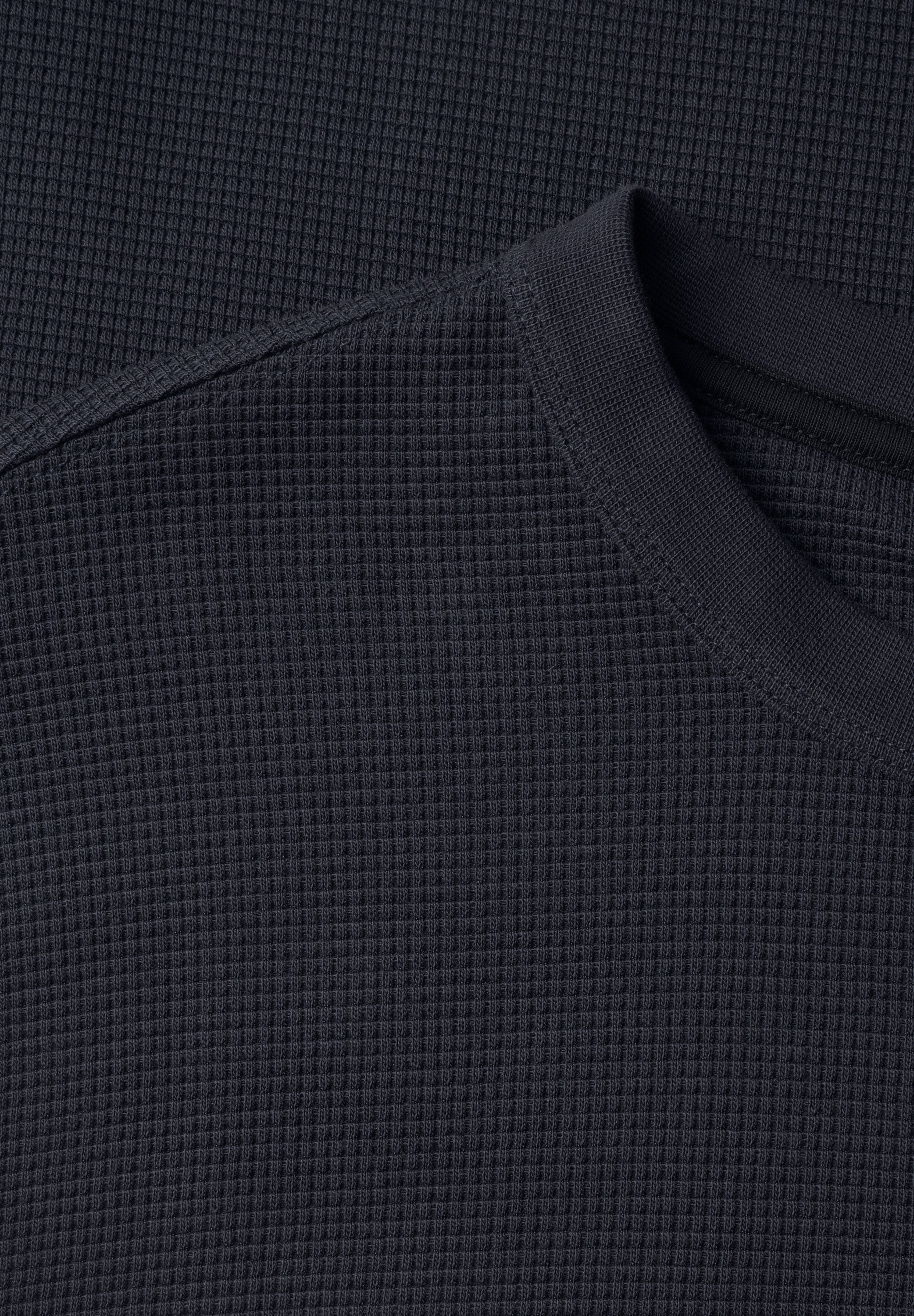 STREET ONE MEN Langarmshirt mit Rundhalsausschnitt
