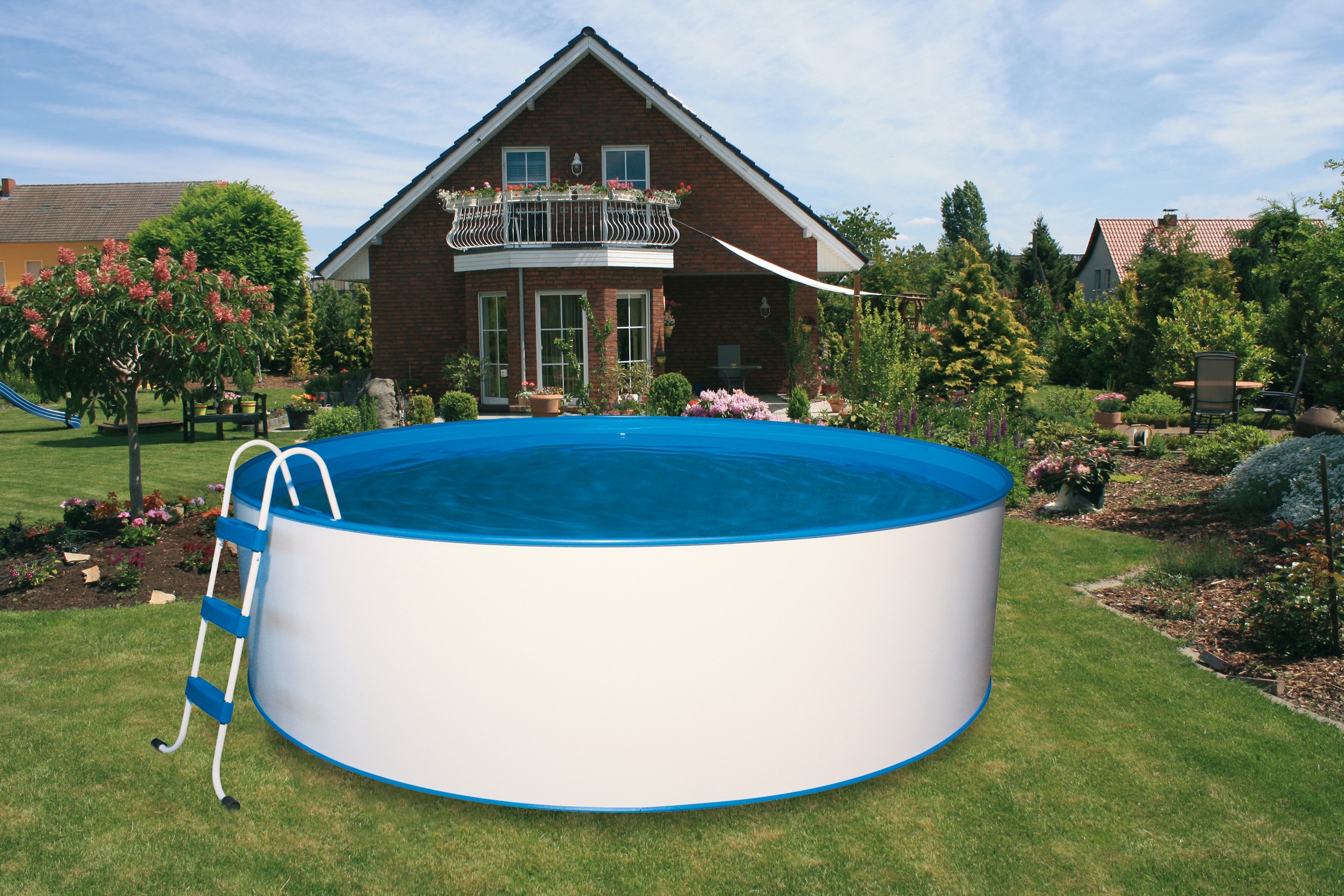 my POOL BWT Rundpool "mit Leiter und Kartuschenfilteranlage" in verschieden günstig online kaufen