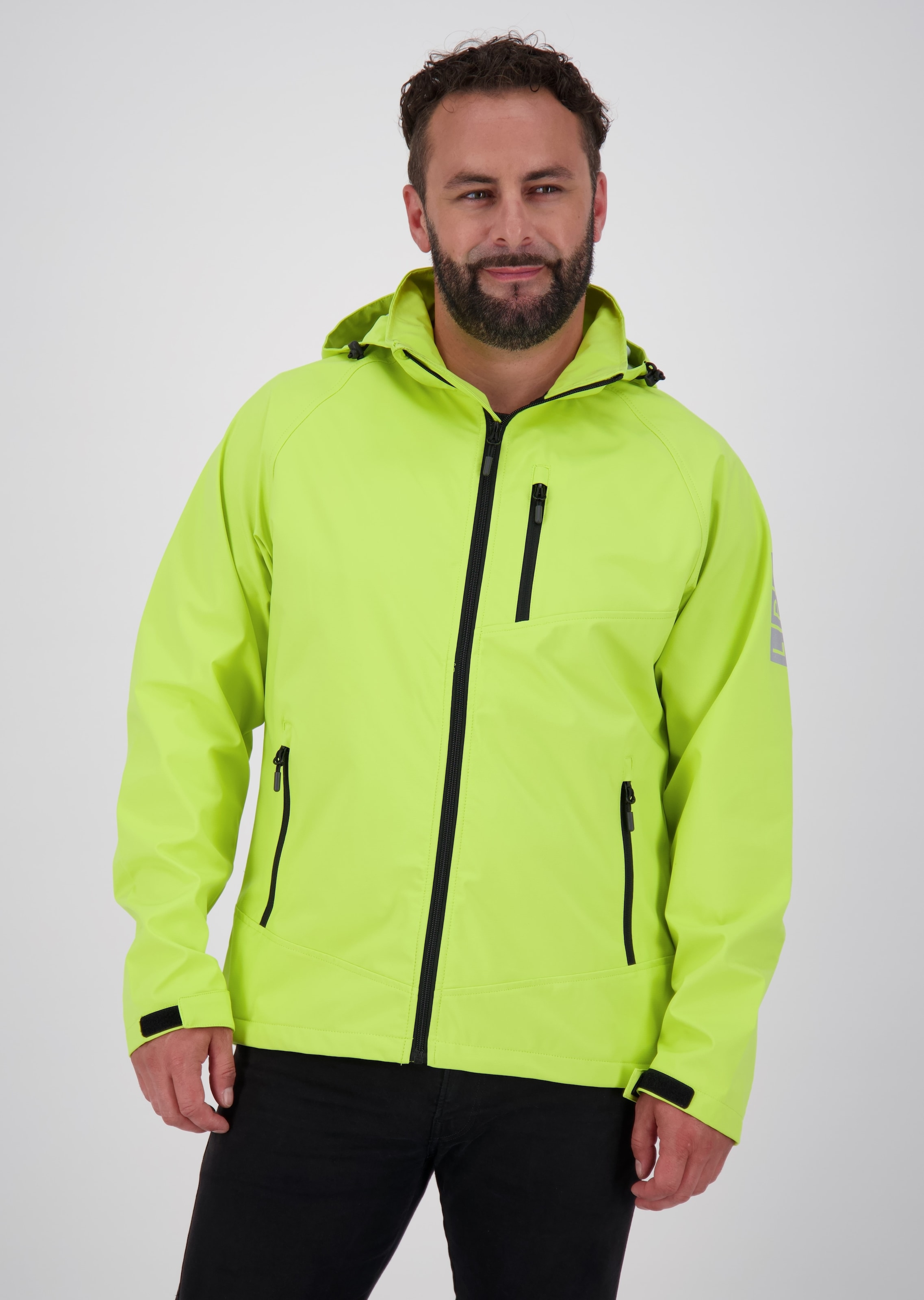 LPO Softshelljacke "ELLIOT PEAK III MEN" mit Kapuze auch in Großen Größen erhältlich