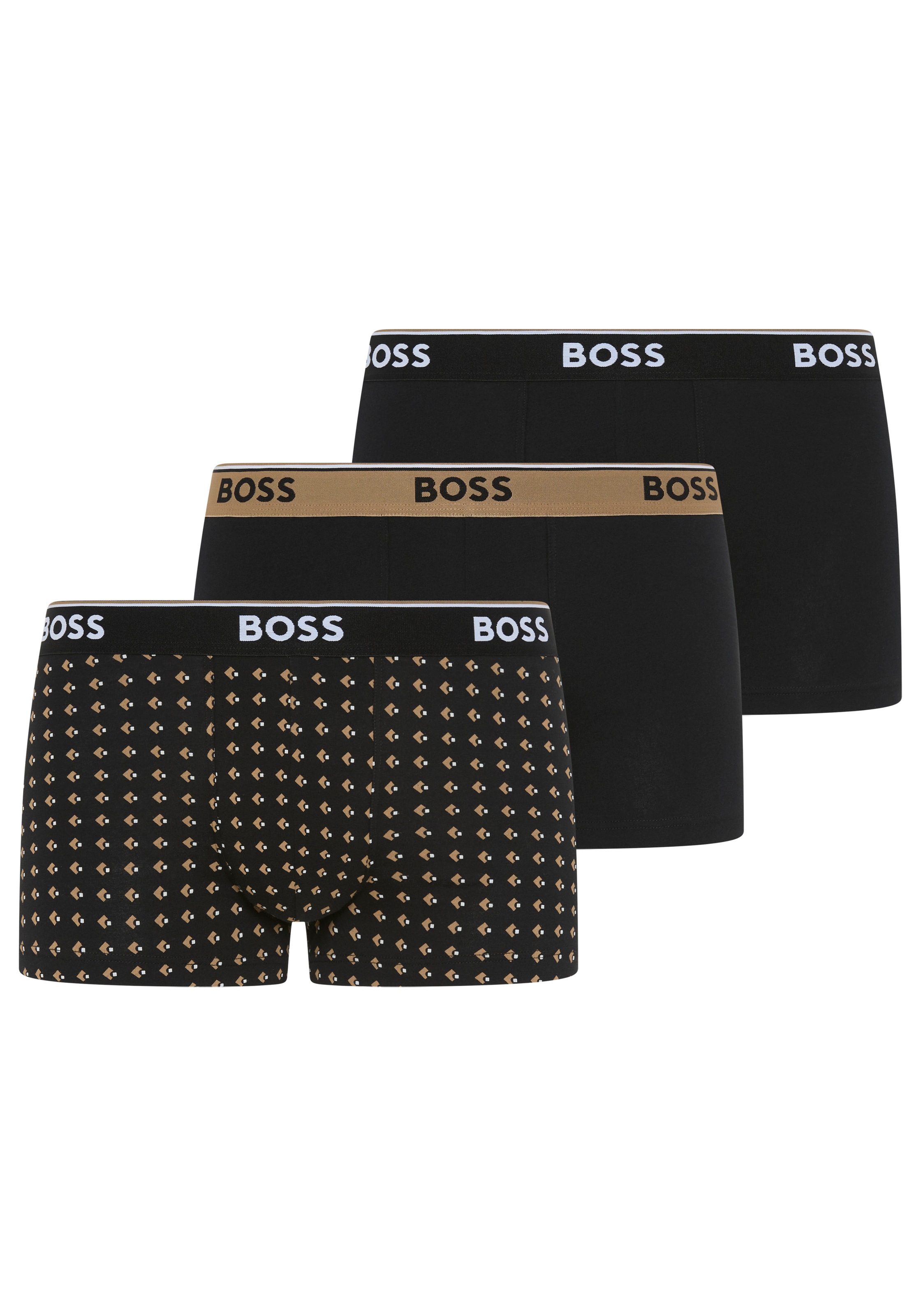 BOSS Trunk Packung, 3 Stk. aus Stretch-Baumwolle, elastischer Bund, mittler günstig online kaufen