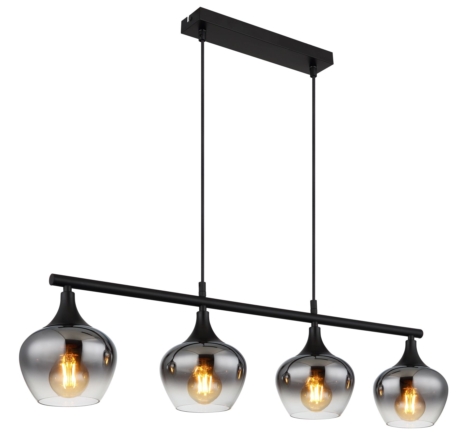 GLOBO LIGHTING Pendelleuchte »MAXY« E27 1 Stk. Hängeleuchte, Essbereich, Hängelampe, Gläser, E27 Fassung