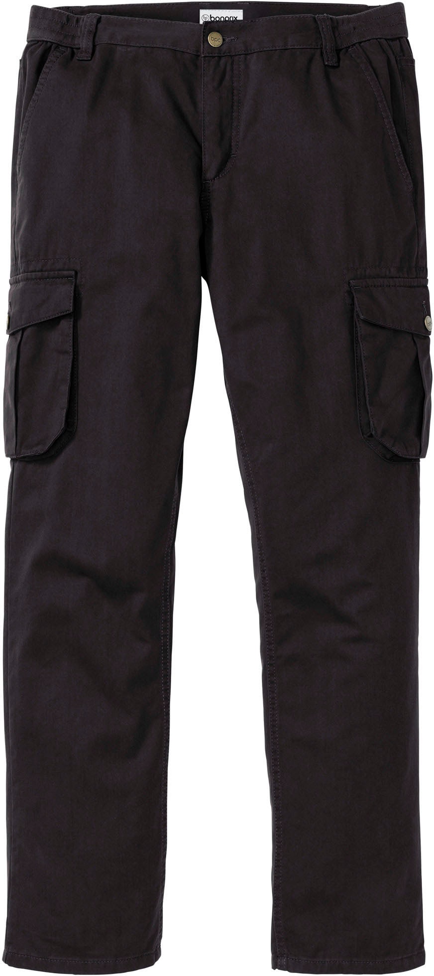 bonprix Cargohose  aus Baumwolle, mit Cargotaschen und Eingrifftaschen, Regular Fit