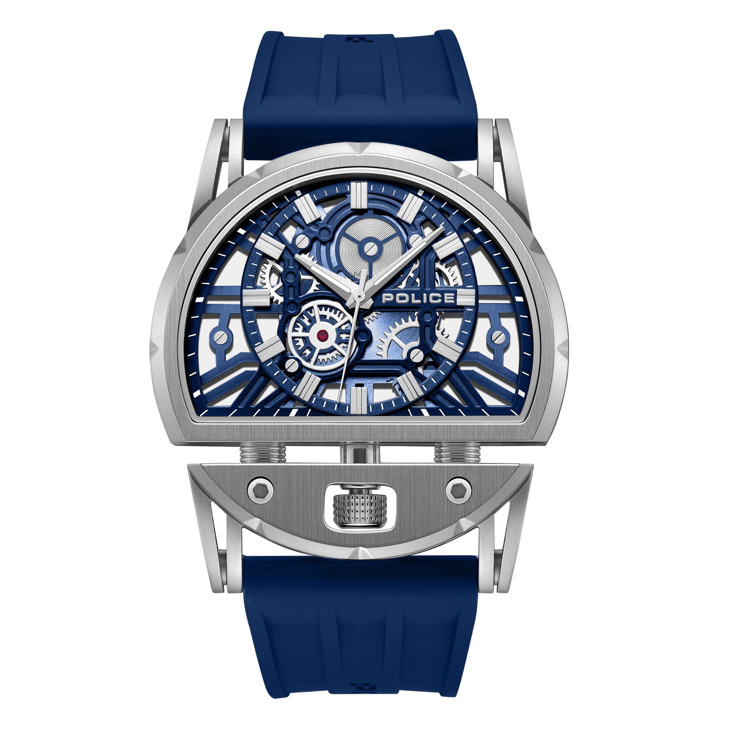 Police Quarzuhr »Daintreee« Armbanduhr, Herrenuhr, Lederarmband, analog