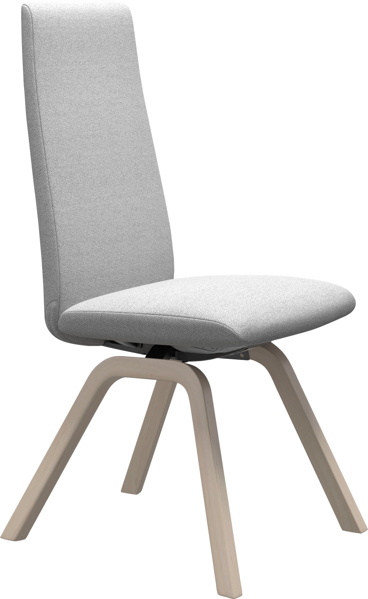Stressless® Polsterstuhl »Laurel«, ROHLEDER Stoff Q2 FARON, High Back, Größe M, mit schräggestellten Beinen in Eiche gekalkt