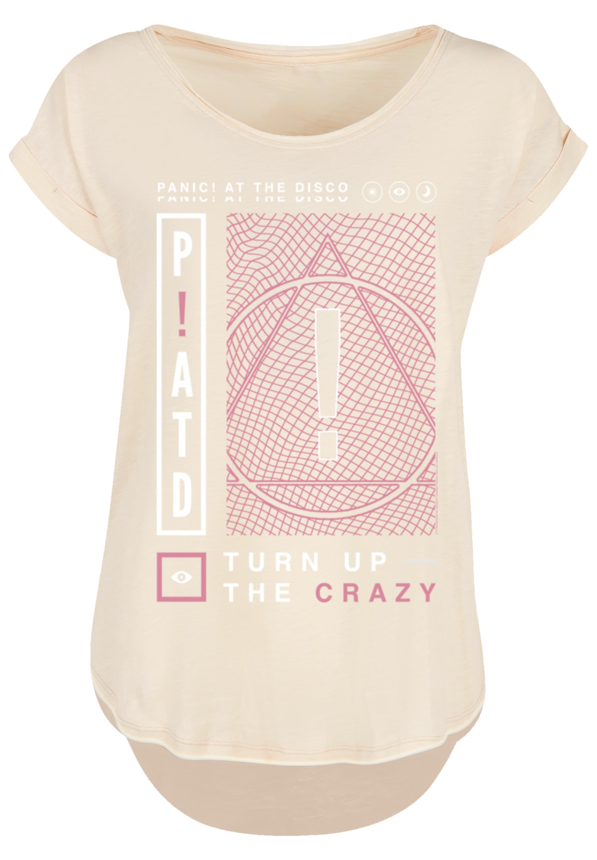 F4NT4STIC T-Shirt "Panic At The Disco Turn Up The Crazy", Premium Qualität günstig online kaufen