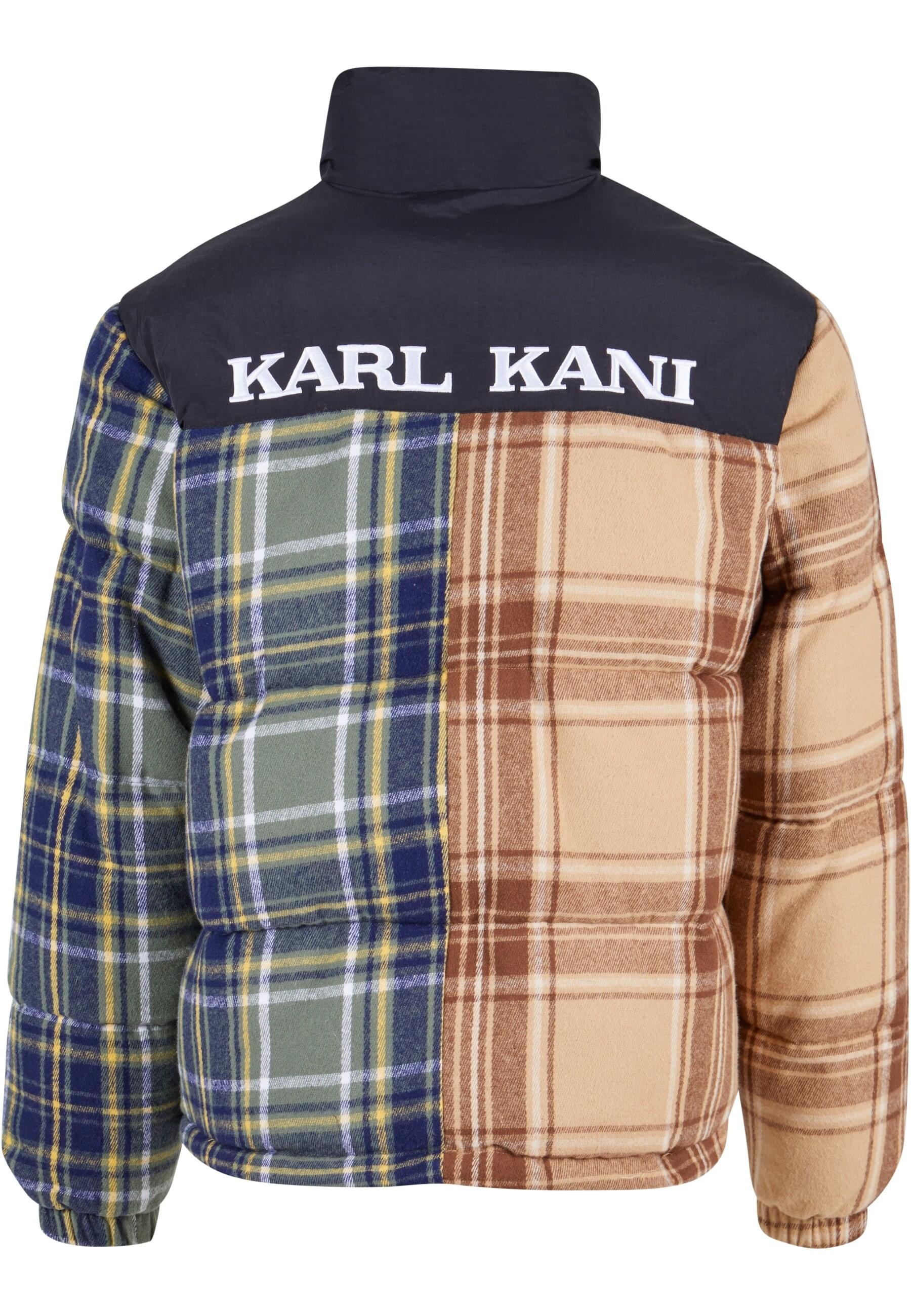 Karl Kani Winterjacke »Karl Kani Unisex KU233-007-1 KK OG Flannel Block Puffer Jacket«, (1 St.), ohne Kapuze