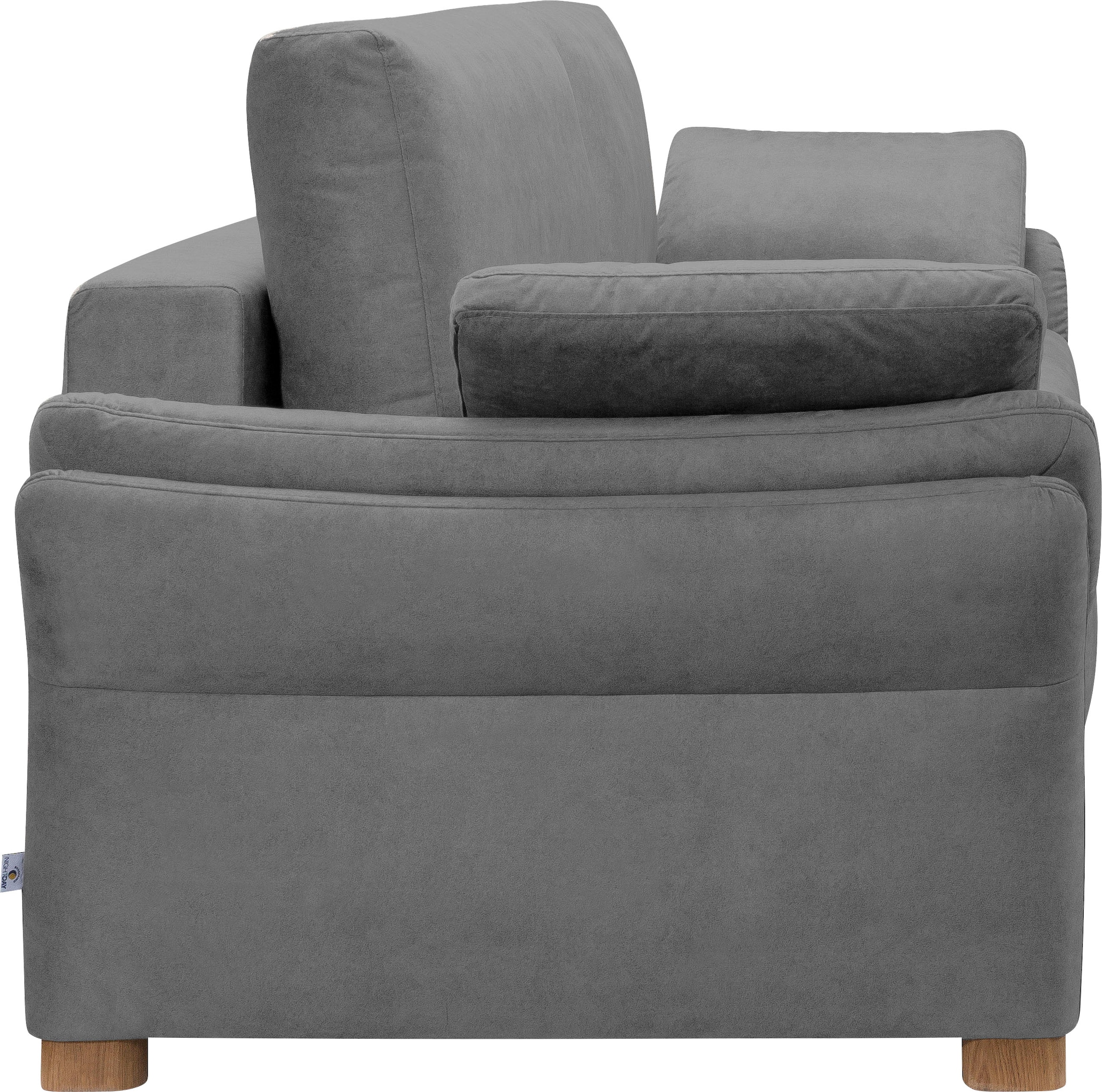 exxpo - sofa fashion 3-Sitzer »hochwertiger Sitzaufbau für hohen Sitzkomfort, bequeme Armlehnen«, inkl. Boxspring/Federkern-Polsterung, Bettfunktion und Bettkasten