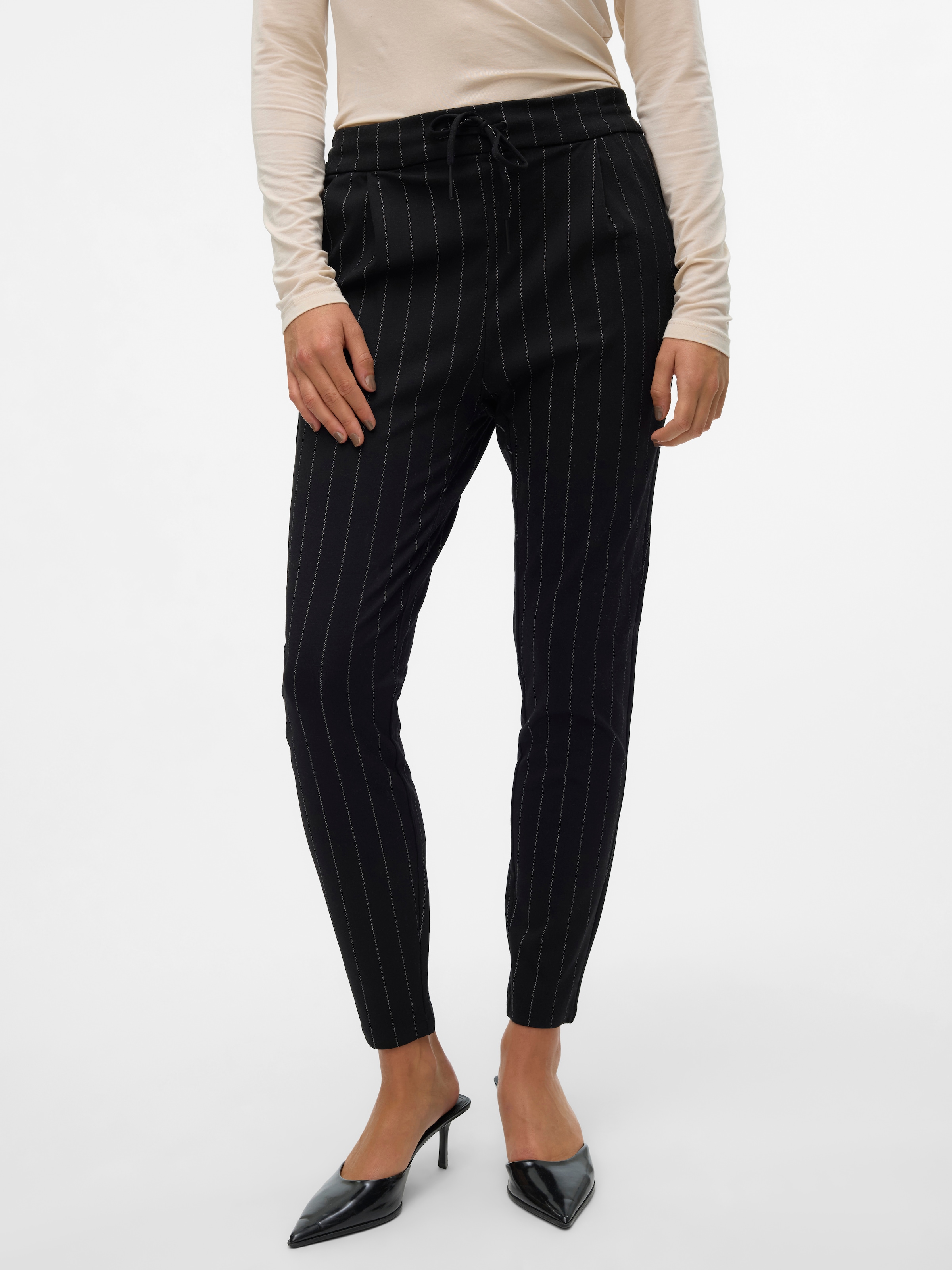 Vero Moda "VMEVA MR LOOSE STRING PANT GA NOOS" hinten mit elastischem Bündc günstig online kaufen