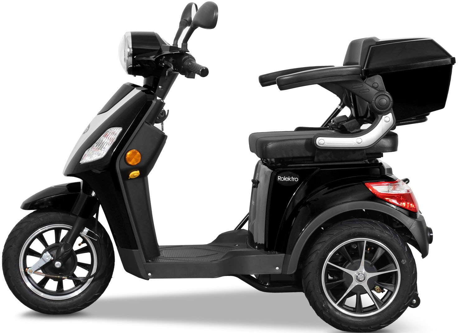 Rolektro Elektromobil »E-Trike 25 V.2, Blei-Gel-Akku«, 1000 W, 25 km/h, (mit Topcase)