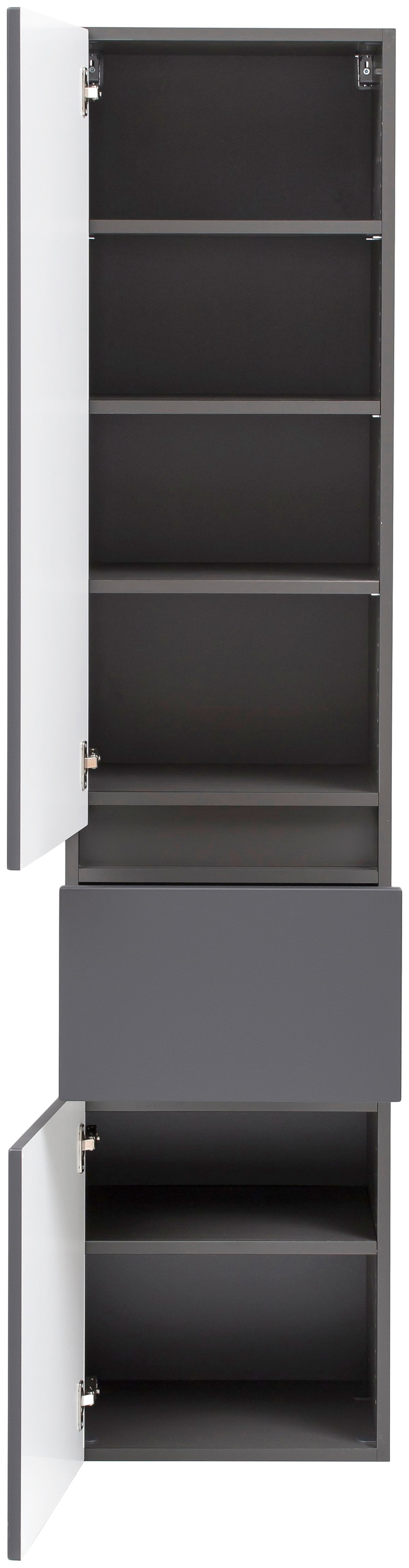 Thumbnail - welltime Seitenschrank "Kaunas" 40 cm breit, mit Schubkasten, Soft-Close-Funktion