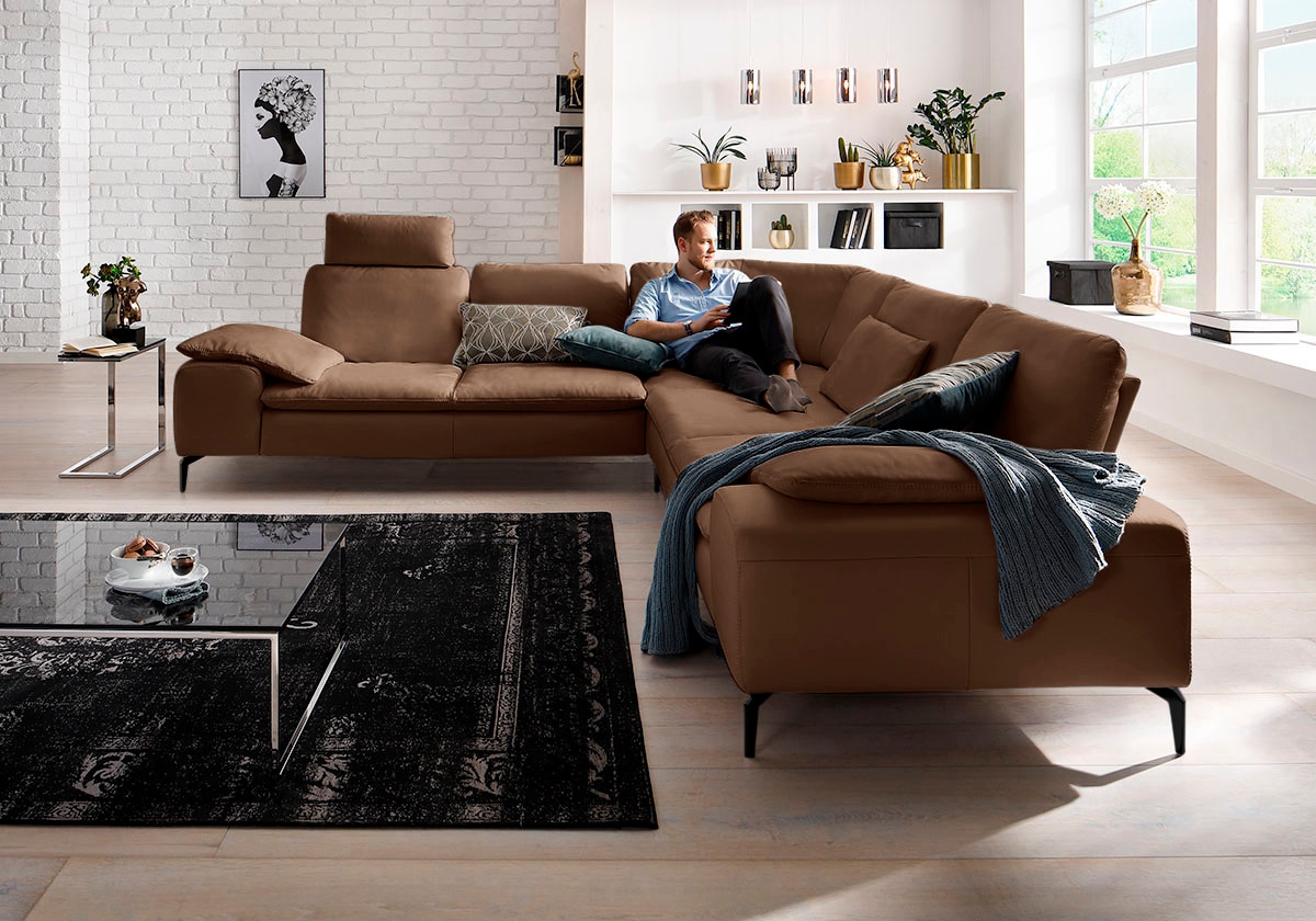W.SCHILLIG Ecksofa "valentinoo, Designsofa, elegant und bequem, L-Form" mit günstig online kaufen