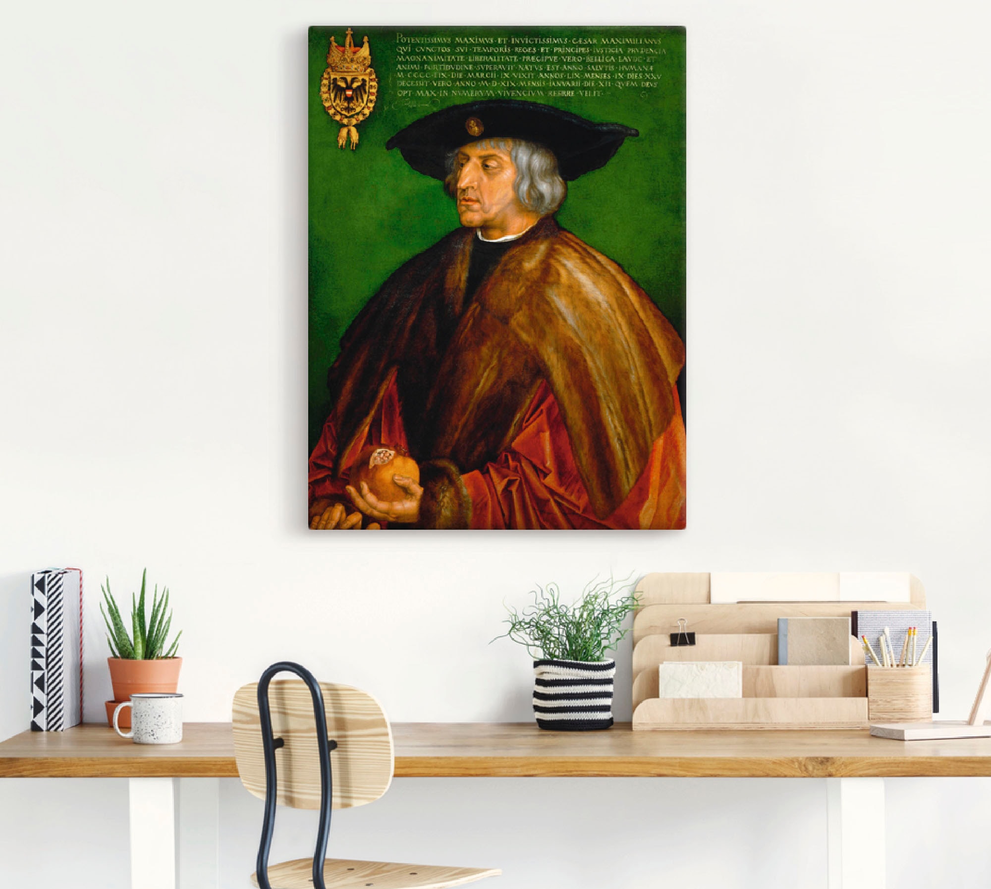 Artland Leinwandbild »Kaiser Maximilian I. 1519.«, Menschen, (1 St.), auf Keilrahmen gespannt