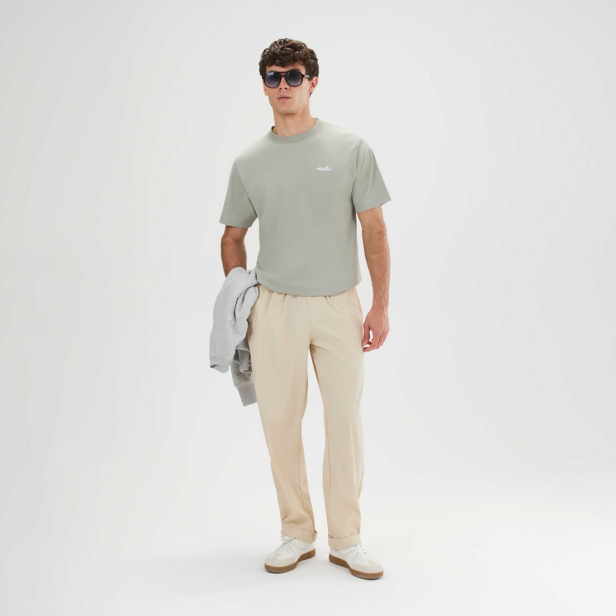 Ellesse T-Shirt »ACCIANO T-SHIRT« Kurzarm, ohne Verschluss, Rundhalsausschnitt