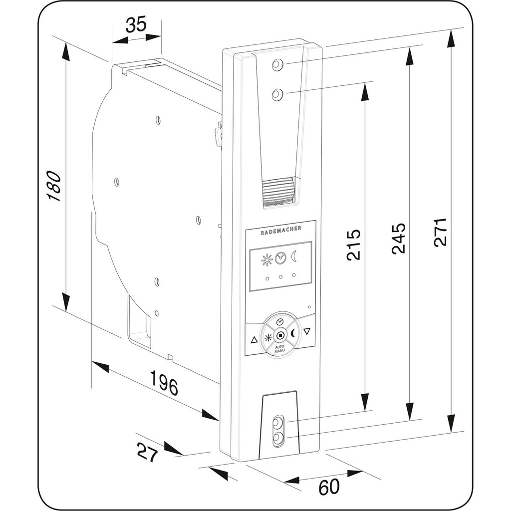 Rademacher Rollladenmotor »RolloTron 1305-UW«