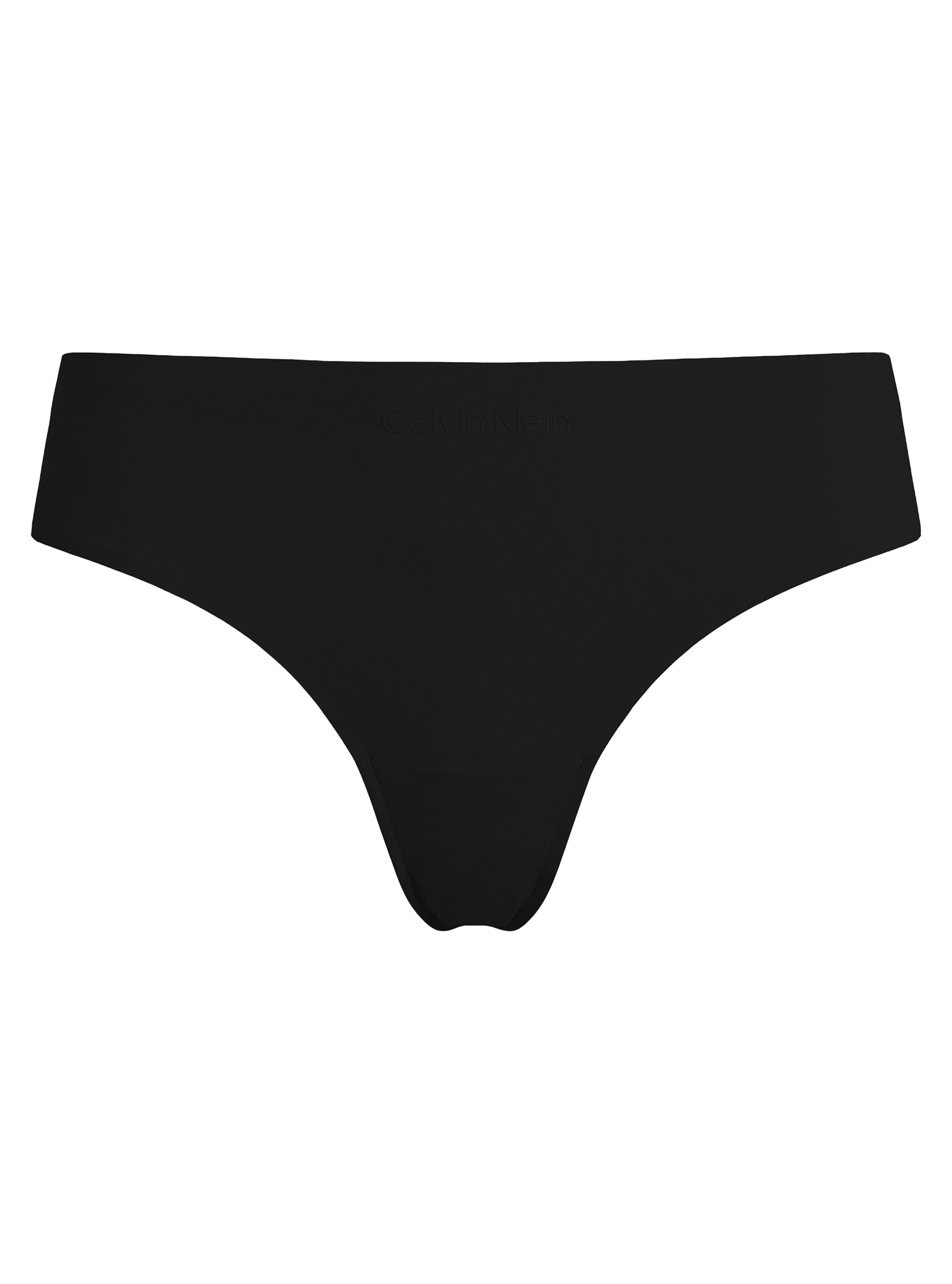 Damen Slip "THONG", CALVIN KLEIN UNDERWEAR, Gr. XS, schwarz, Web, Obermaterial: 70% Nylon, 30% Elasthan, unifarben, Unterhosen, Regular fit ohne Nähte