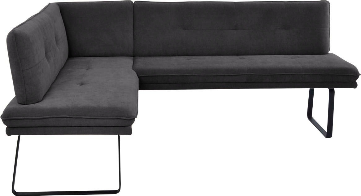 K+W Komfort & Wohnen Eckbank 1 Stk. tlg. Polstereckbank in Spitzkissenoptik günstig online kaufen