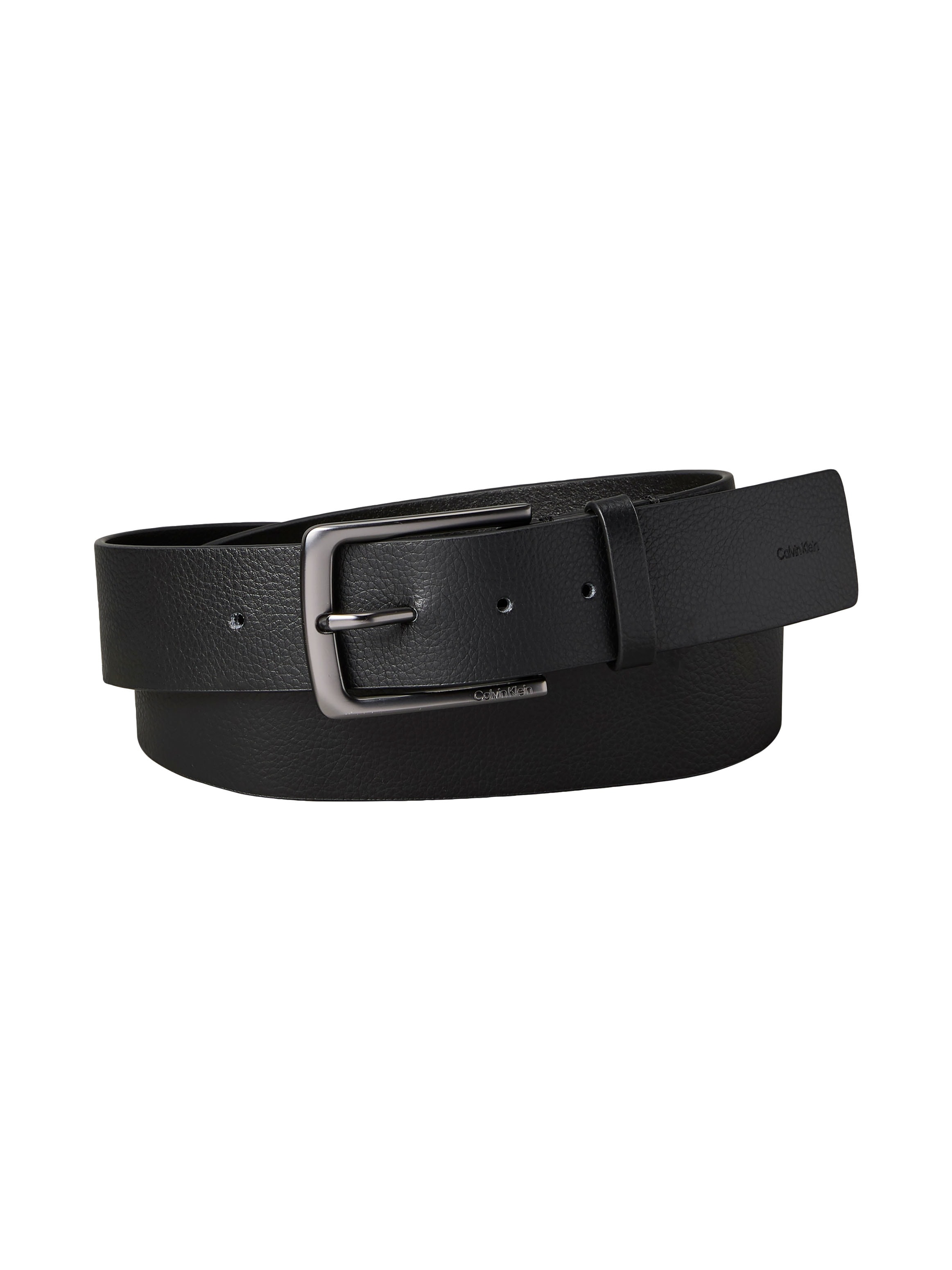 Calvin Klein Ledergürtel "WARMTH BUCKLE PEBBLE 35MM FIXED" Größenverstellba günstig online kaufen