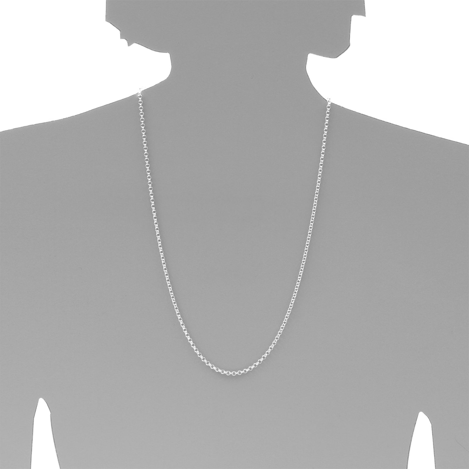 OSTSEE-SCHMUCK Silberkette »- Erbs 4,0 mm - Silber 925/000 -,«