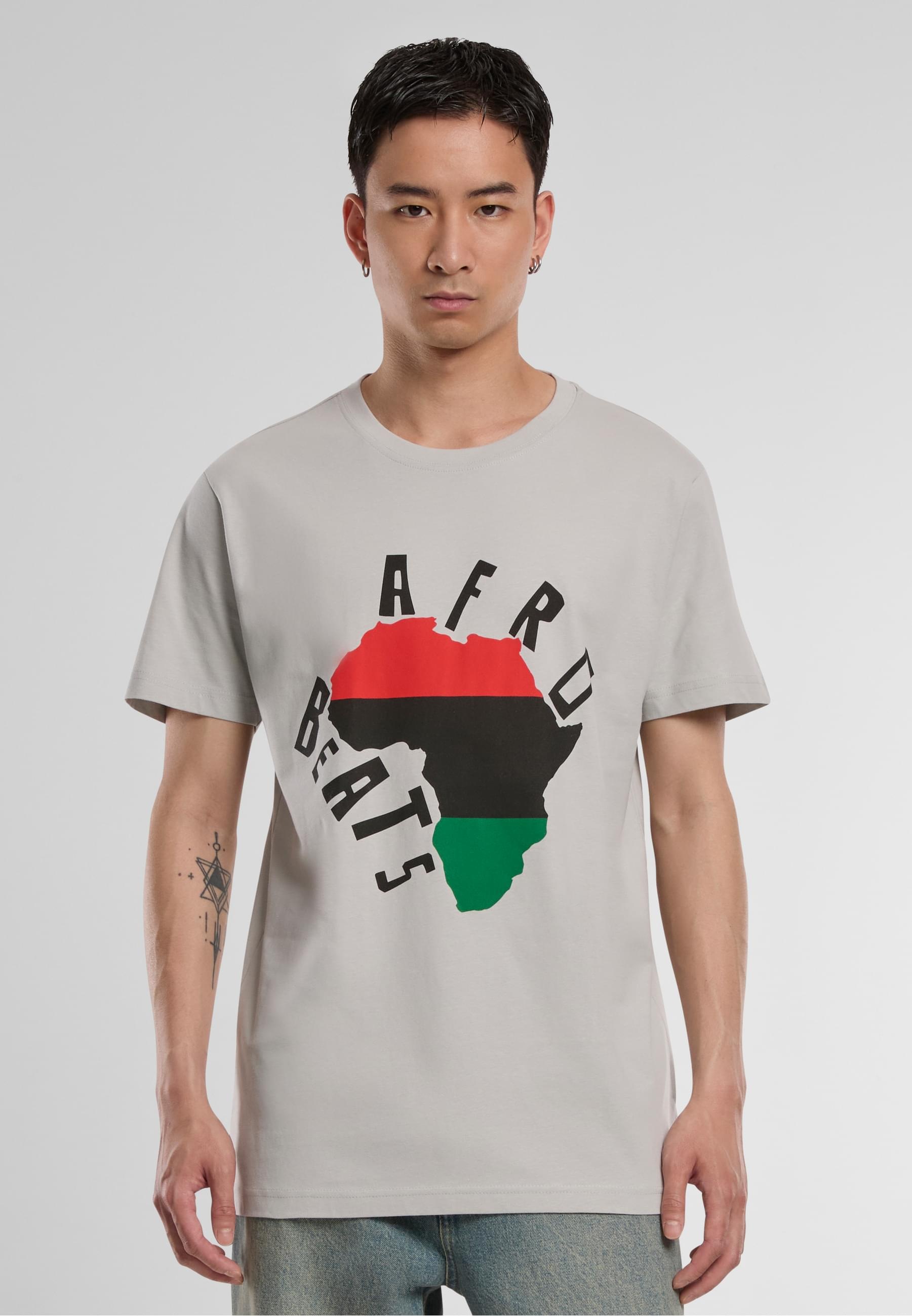 MisterTee Kurzarmshirt »MisterTee Herren Afrikanische Beats Tee«, (1 tlg.)